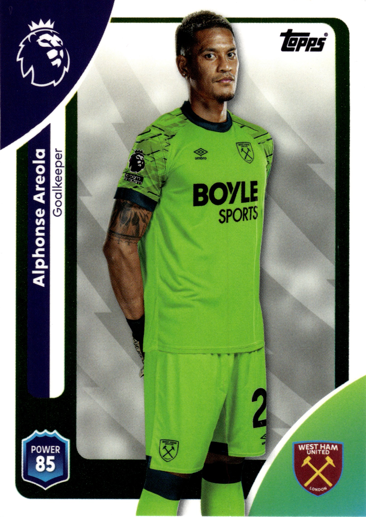 Alphonse Areola - Topps Match Attax Premier League Base Set 2025-26, Nr. 272 (Art.-Nr. SG107863)