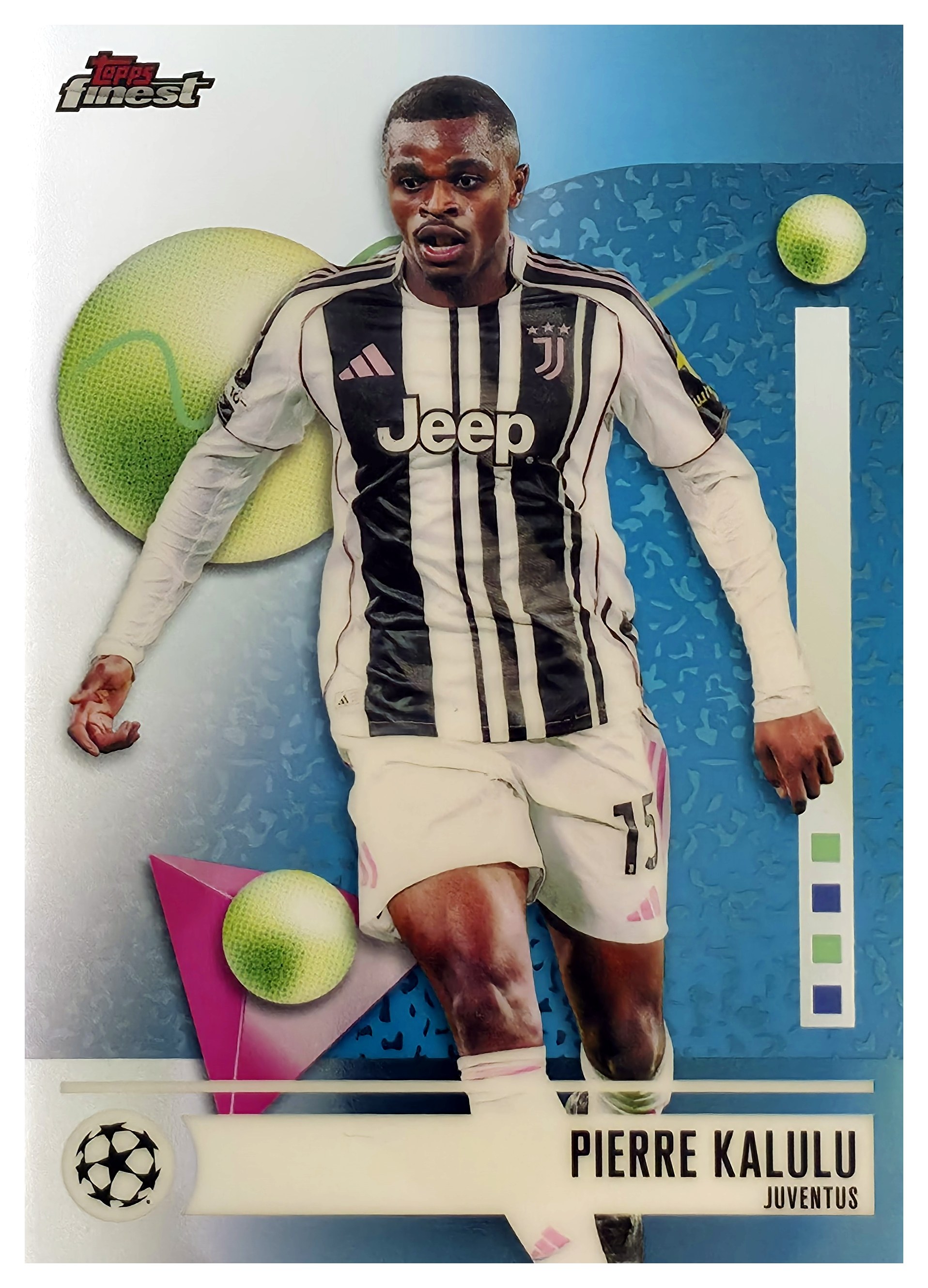 Pierre Kalulu - Topps Finest UEFA Club Competitions Base Set 2025-26, Nr. 191 (Art.-Nr. SG109354)
