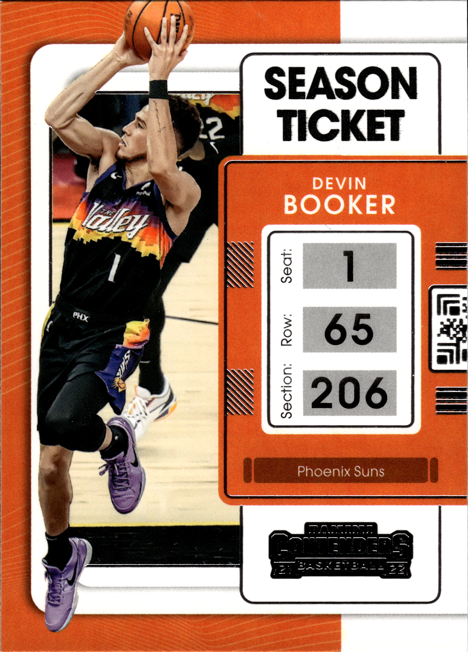Devin Booker - Panini Contenders Season Ticket 2021-22, Nr. 9 (Art.-Nr. SG103573)