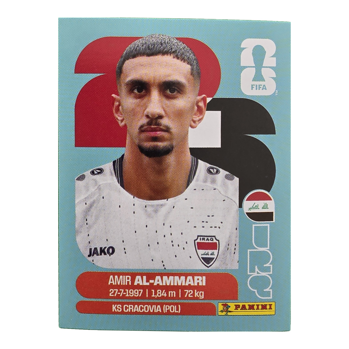 Amir Al-Ammari - Irak, FIFA WM 2026, Nr. IRQ10