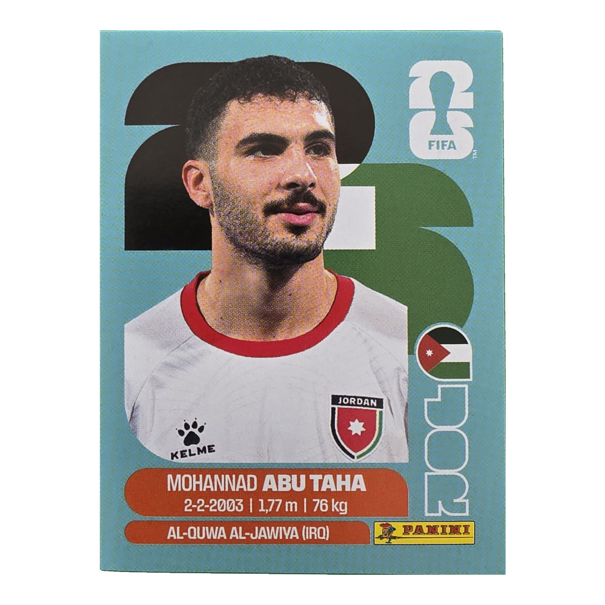 Mohannad Abu Taha - Jordanien, FIFA WM 2026, Nr. JOR12