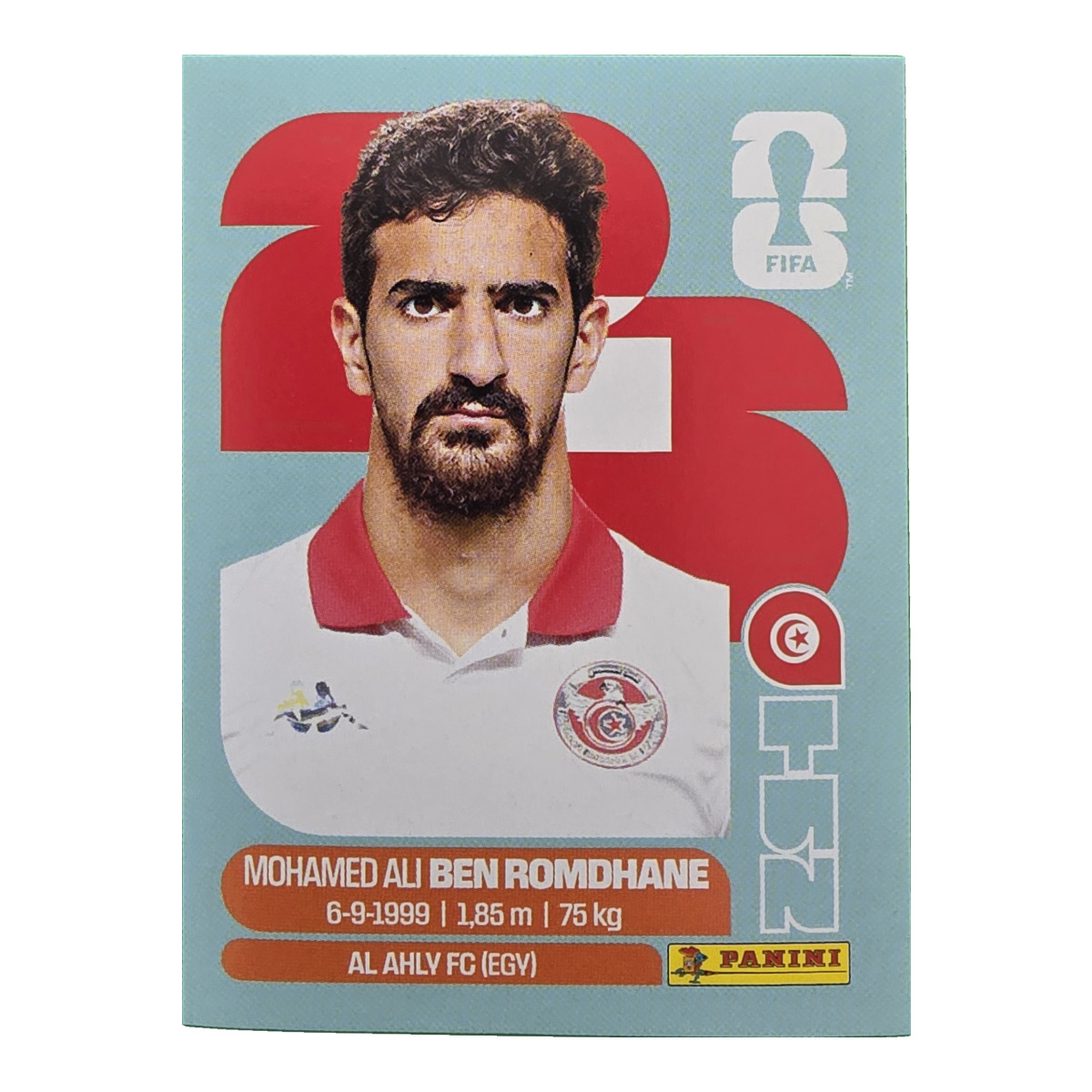 Mohamed Ali Ben Romdhane - Tunesien, FIFA WM 2026, Nr. TUN12