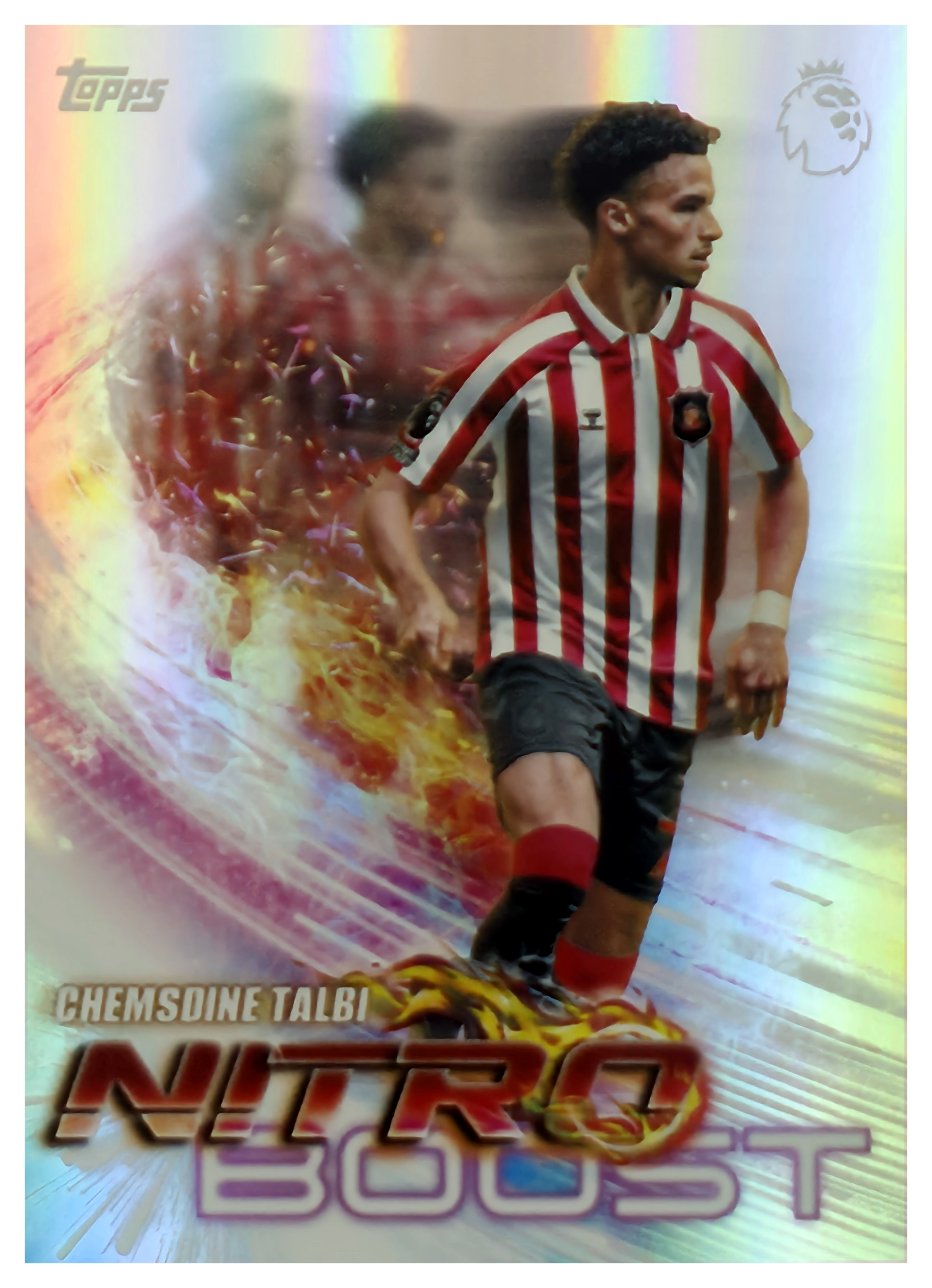 Chemsdine Talbi - Topps Flagship Premier League Nitro Boost 2026-27, Nr. NB 21 – Insert (Art.-Nr. SG105147)