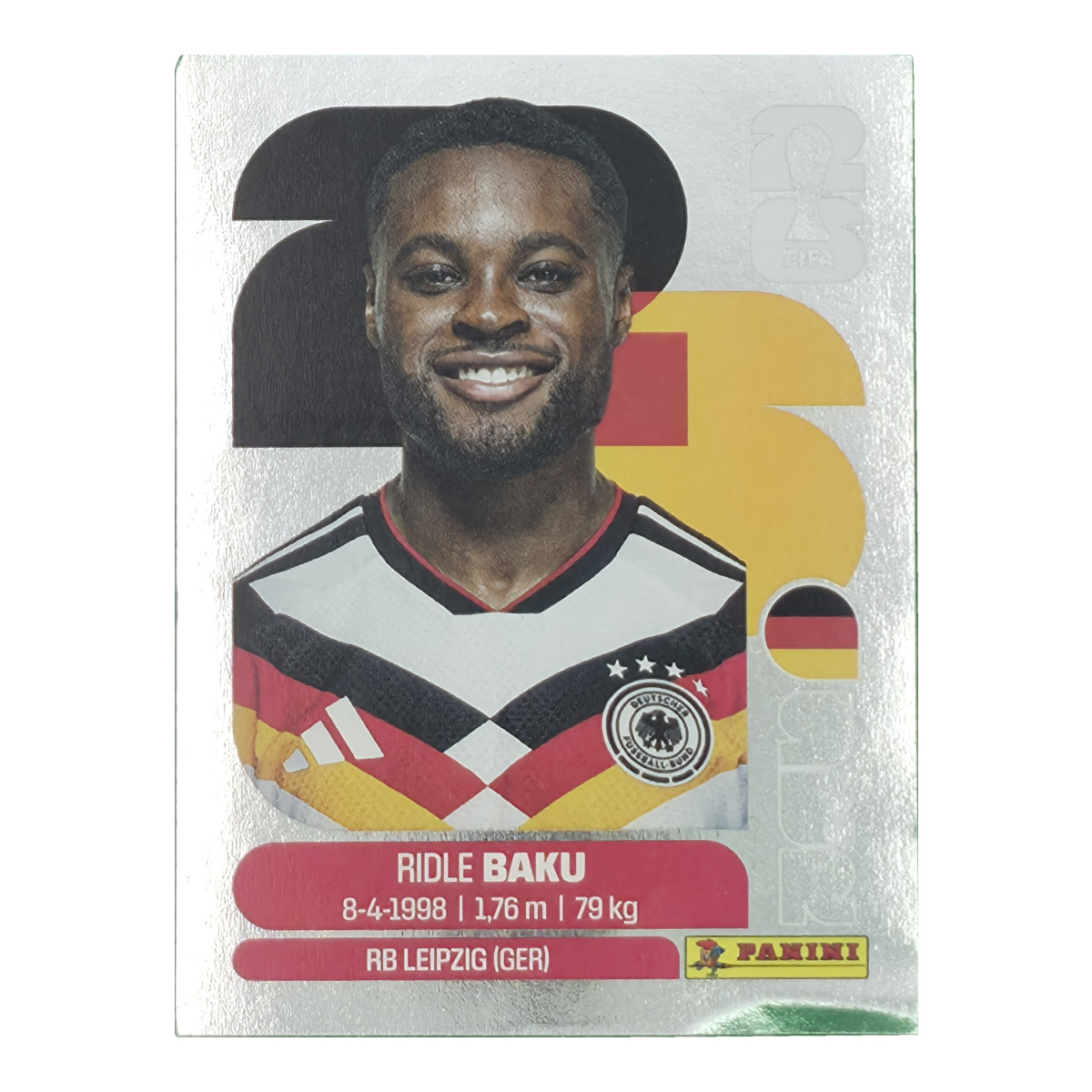 Ridle Baku - Deutschland, FIFA WM 2026, Nr. GER-S8 – Silber-Edition