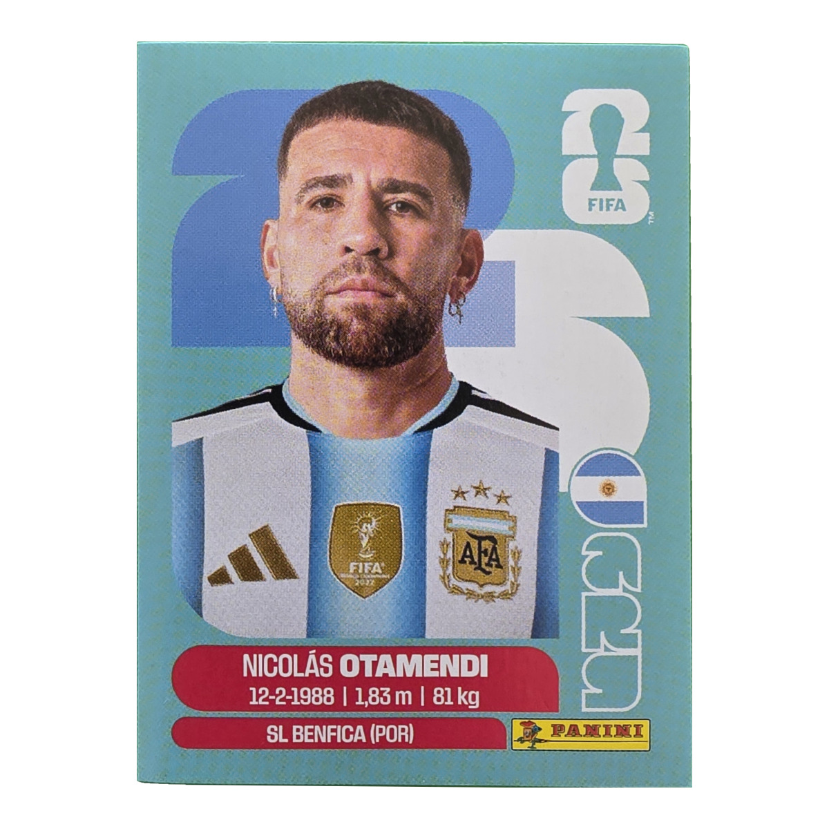 Nicolas Otamendi - Argentinien, FIFA WM 2026, Nr. ARG5