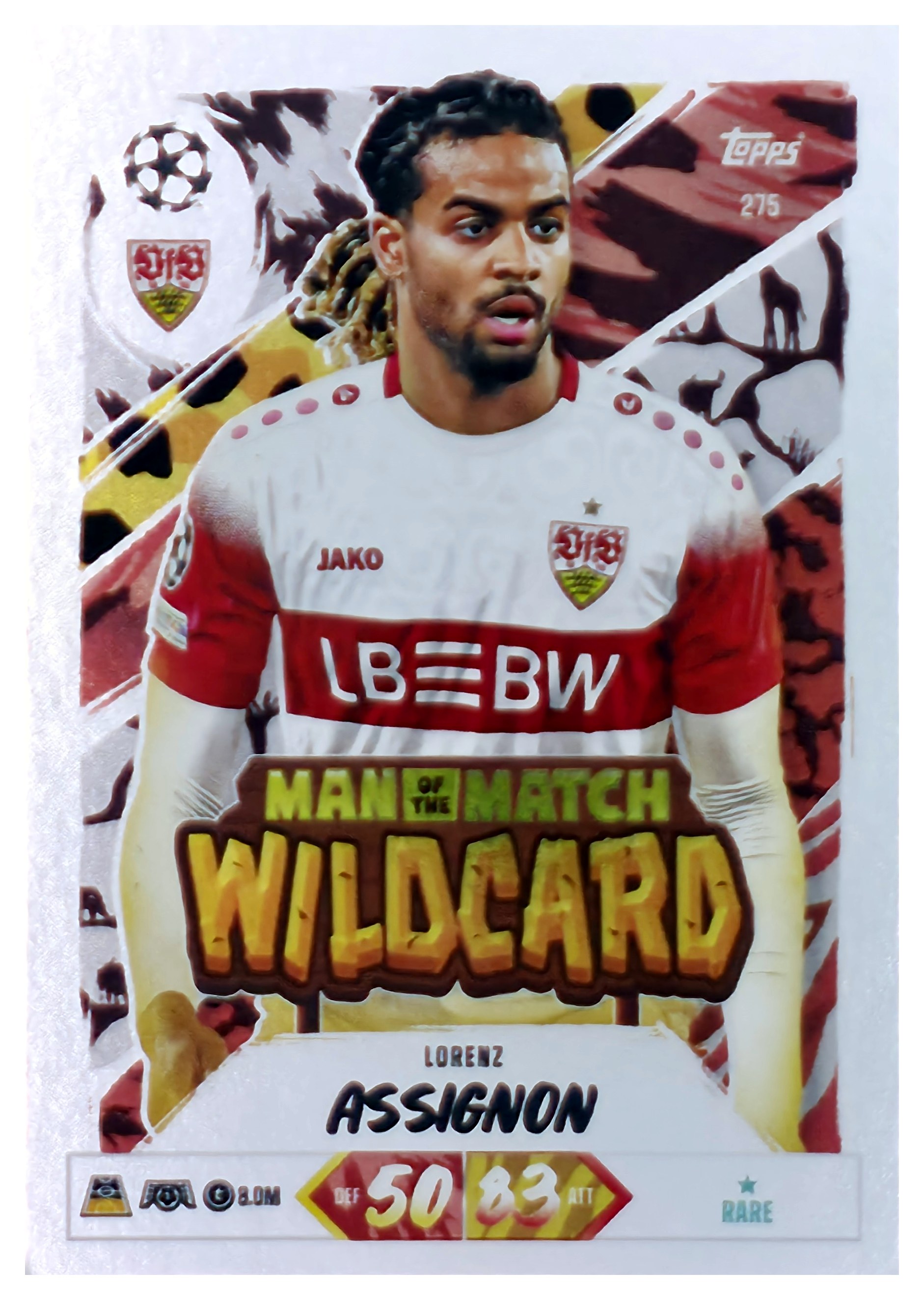 Lorenz Assignon - Topps Match Attax UEFA Club Competitions Man of the Match Wildcard 2026-27, Nr. 275 (Art.-Nr. SG107511)