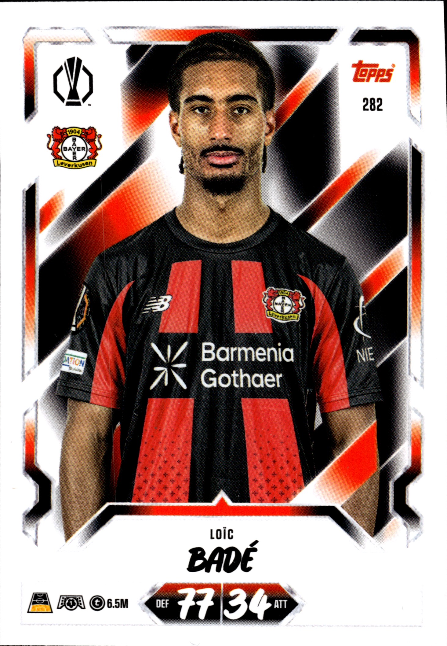 Loïc Badé - Topps Match Attax UEFA Club Competitions Base Set 2026-27, Nr. 282