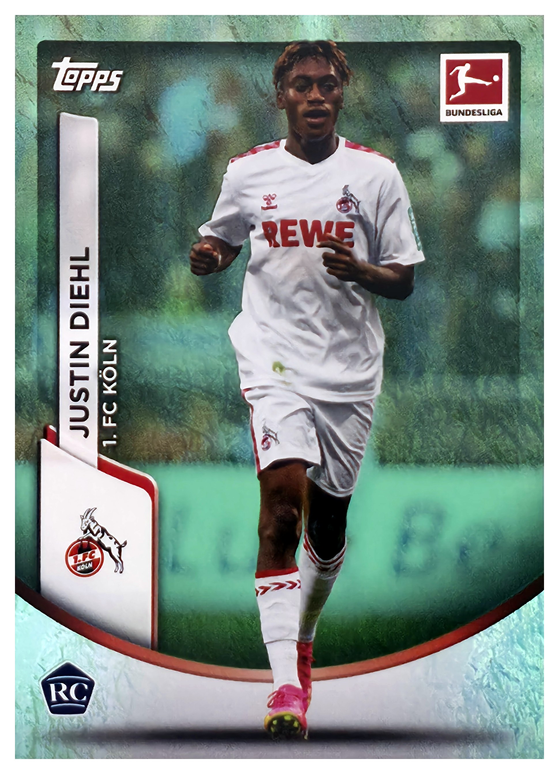 Justin Diehl - Topps Chrome Bundesliga Base Set 2023-24, Nr. 52 – Rookie Card (Art.-Nr. SG109321)