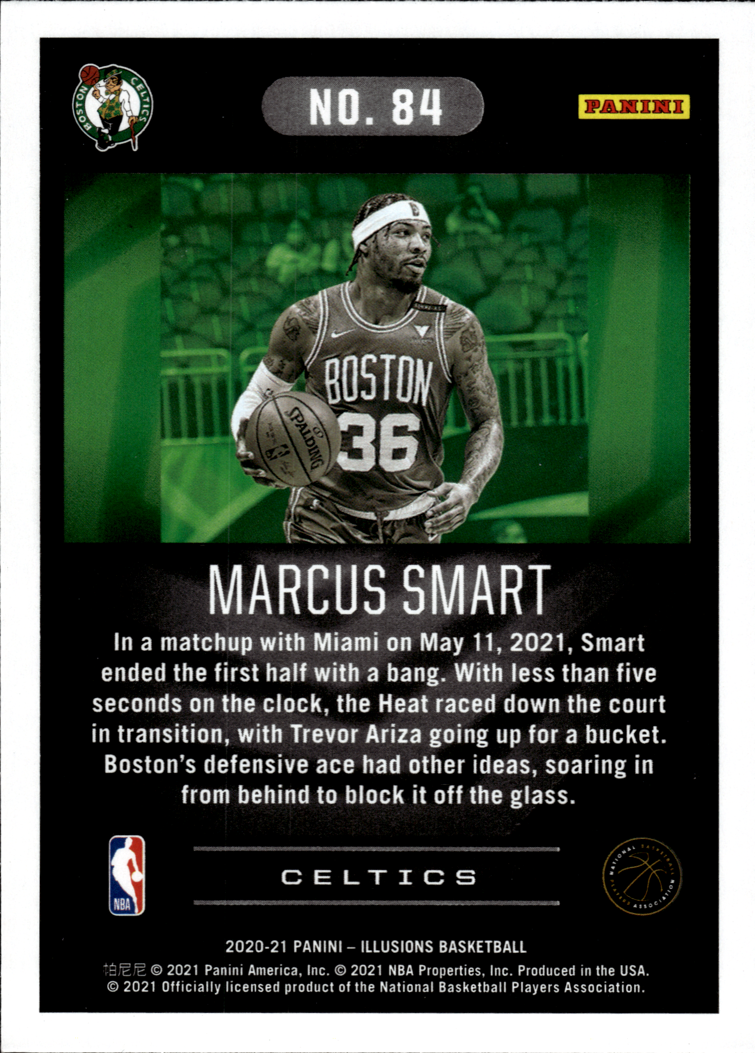 Marcus Smart - Panini Illusions Base Set 2020-21, Nr. 84