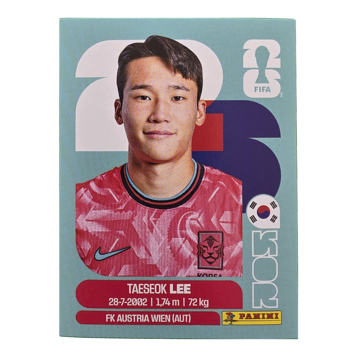 Tae-seok Lee - Südkorea, FIFA WM 2026, Nr. KOR8