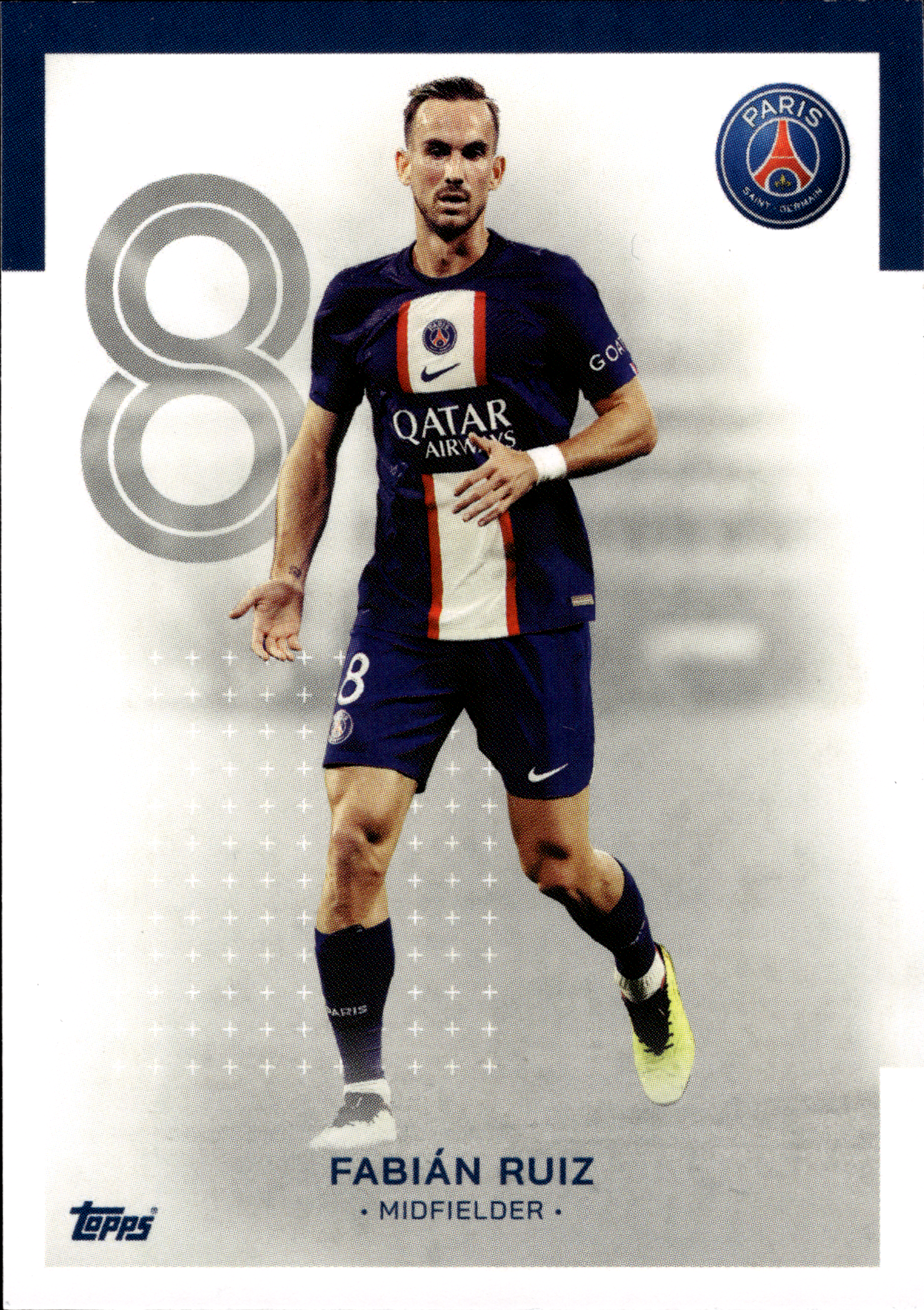 Fabián Ruiz - Topps Paris Saint-Germain Official Team Set 2023-24, Nr. 7 (Art.-Nr. SG102978)