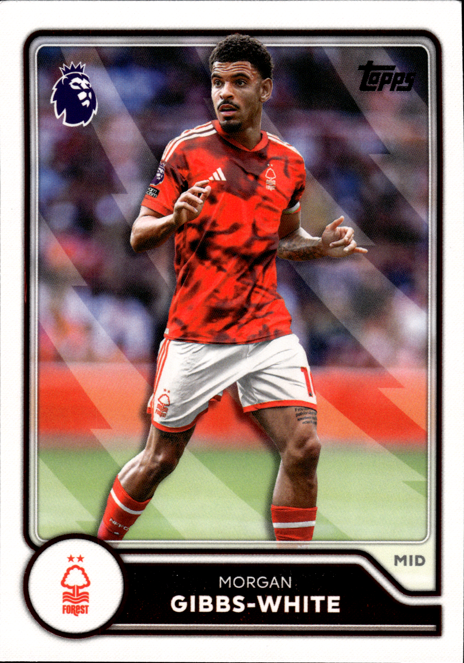 Morgan Gibbs-White - Topps Flagship Premier League Base Set 2026-27, Nr. 225 (Art.-Nr. SG104571)