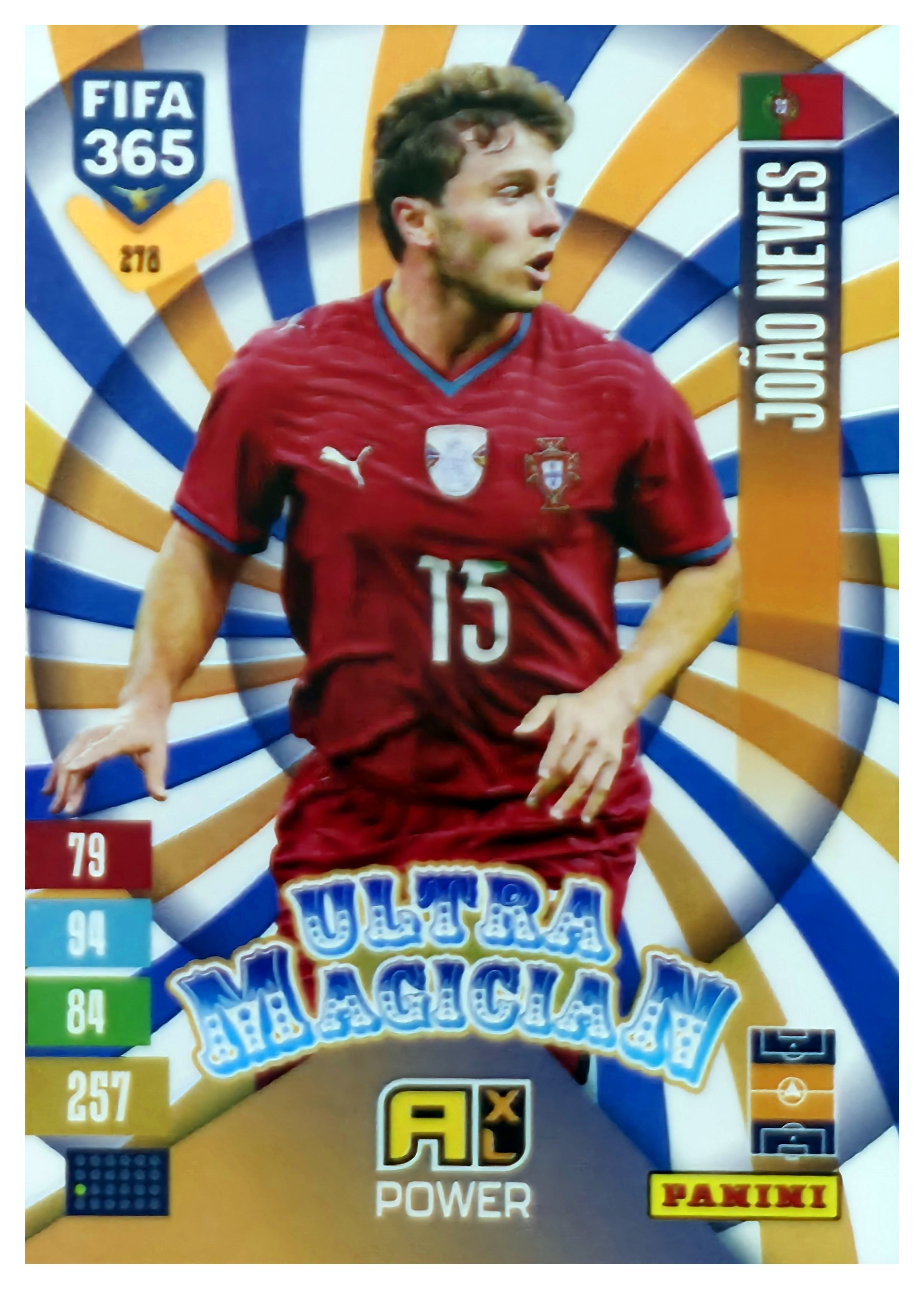 João Neves - Panini Adrenalyn XL FIFA 365 Ultra Magician 2026-27, Nr. 270 – Insert (Art.-Nr. SG110650)