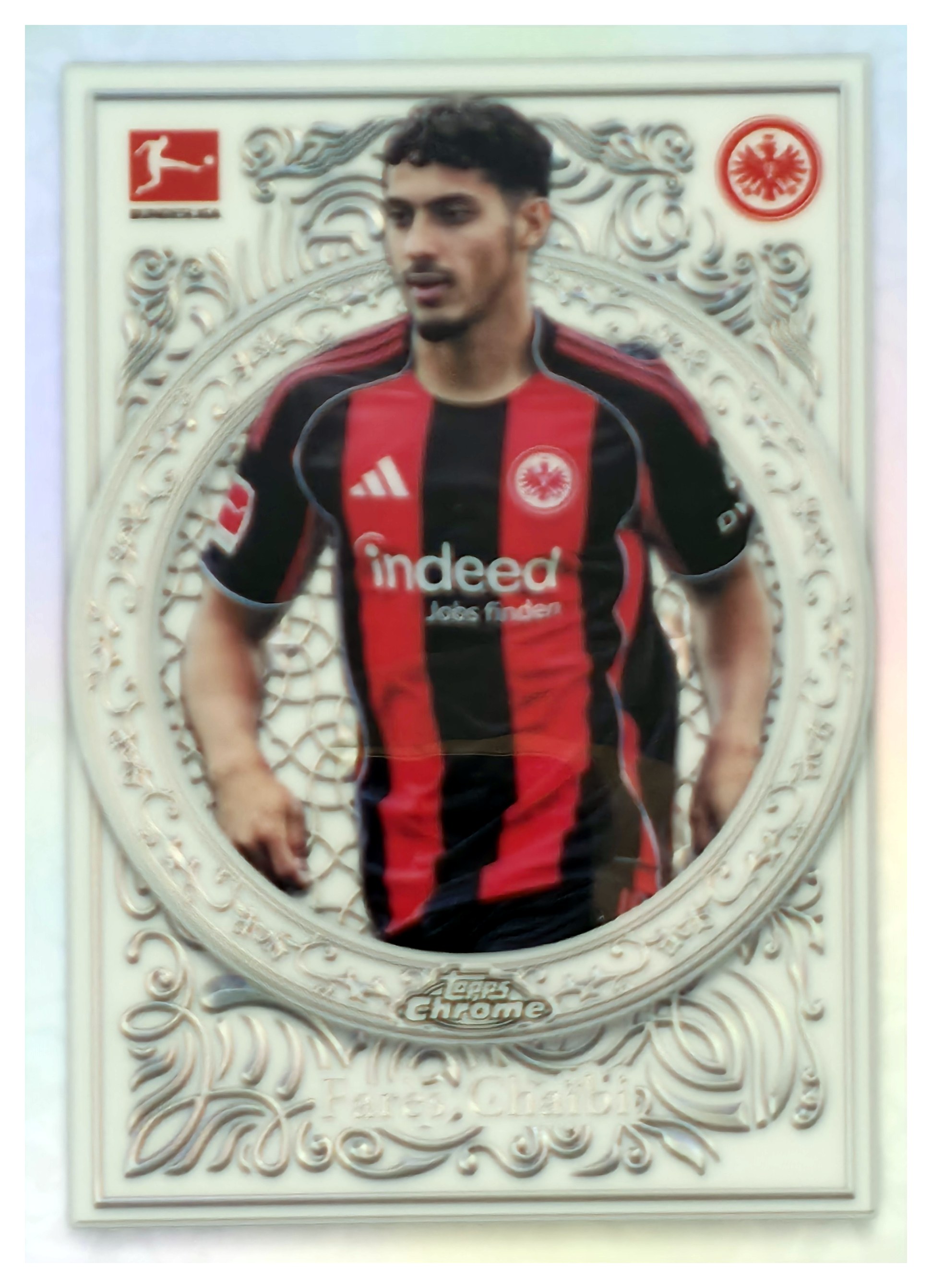 Farès Chaïbi - Topps Chrome Bundesliga Ornaments 2025-26, Nr. OR-30 – Insert (Art.-Nr. SG109524)