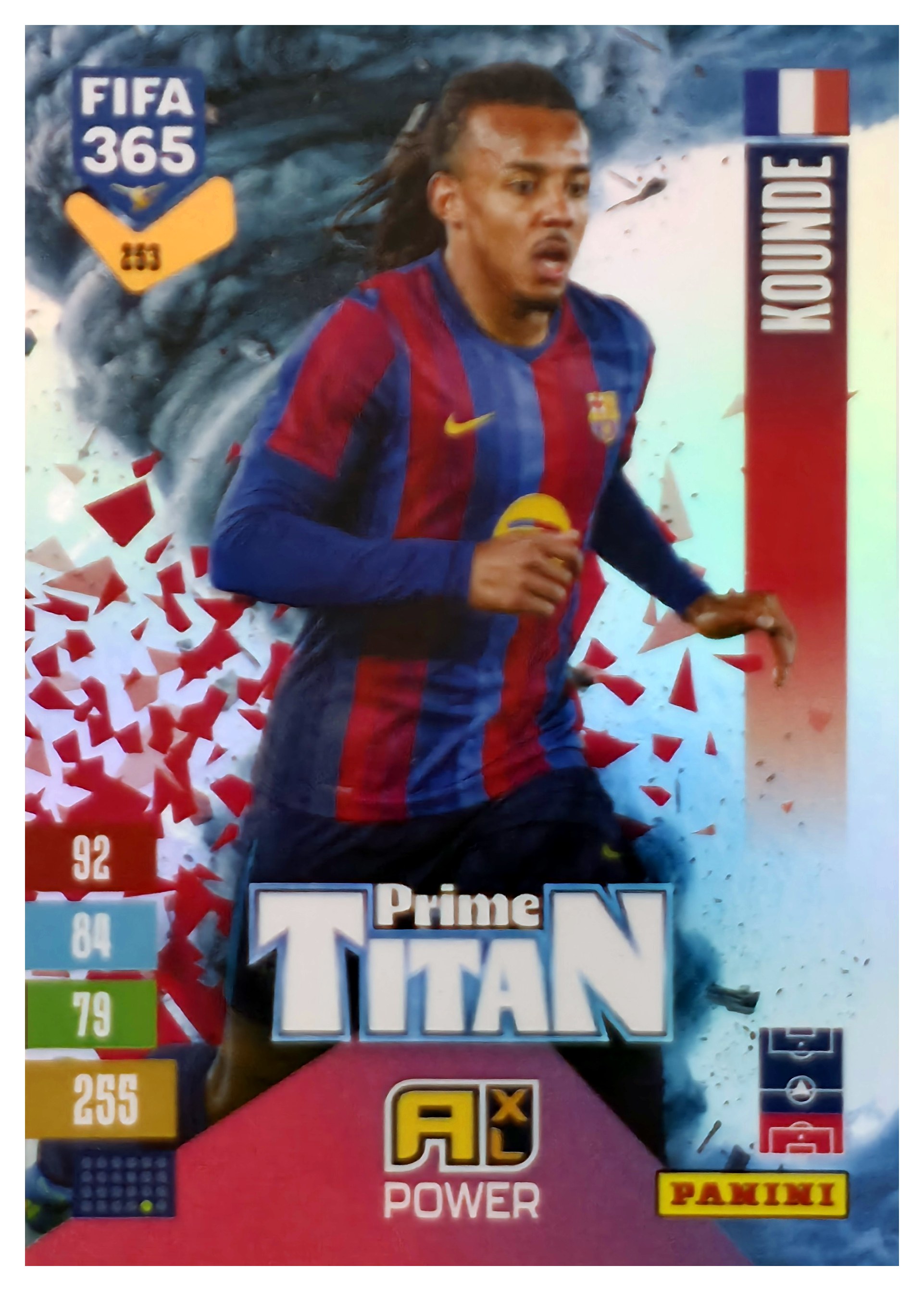 Jules Koundé - Panini Adrenalyn XL FIFA 365 Prime Titan 2026-27, Nr. 253 – Insert (Art.-Nr. SG110670)