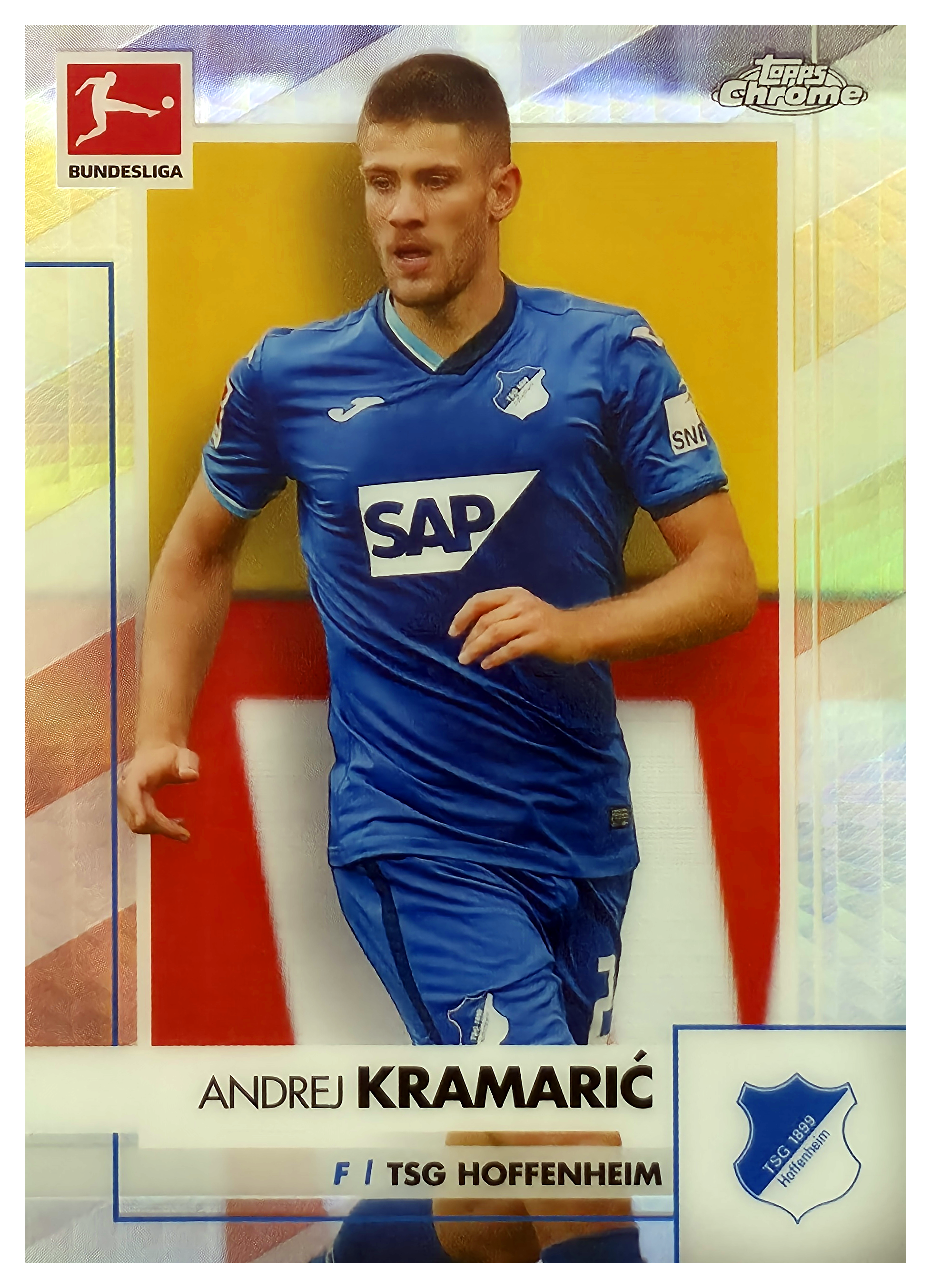 Andrej Kramarić - Topps Chrome Bundesliga Base Set 2020-21, Nr. 46 – Nummeriert, Prism Refractor (Art.-Nr. SG106475)