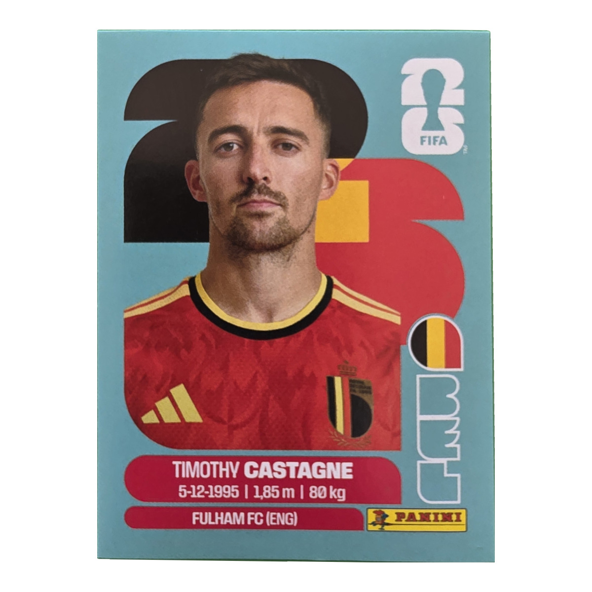 Timothy Castagne - Belgien, FIFA WM 2026, Nr. BEL4