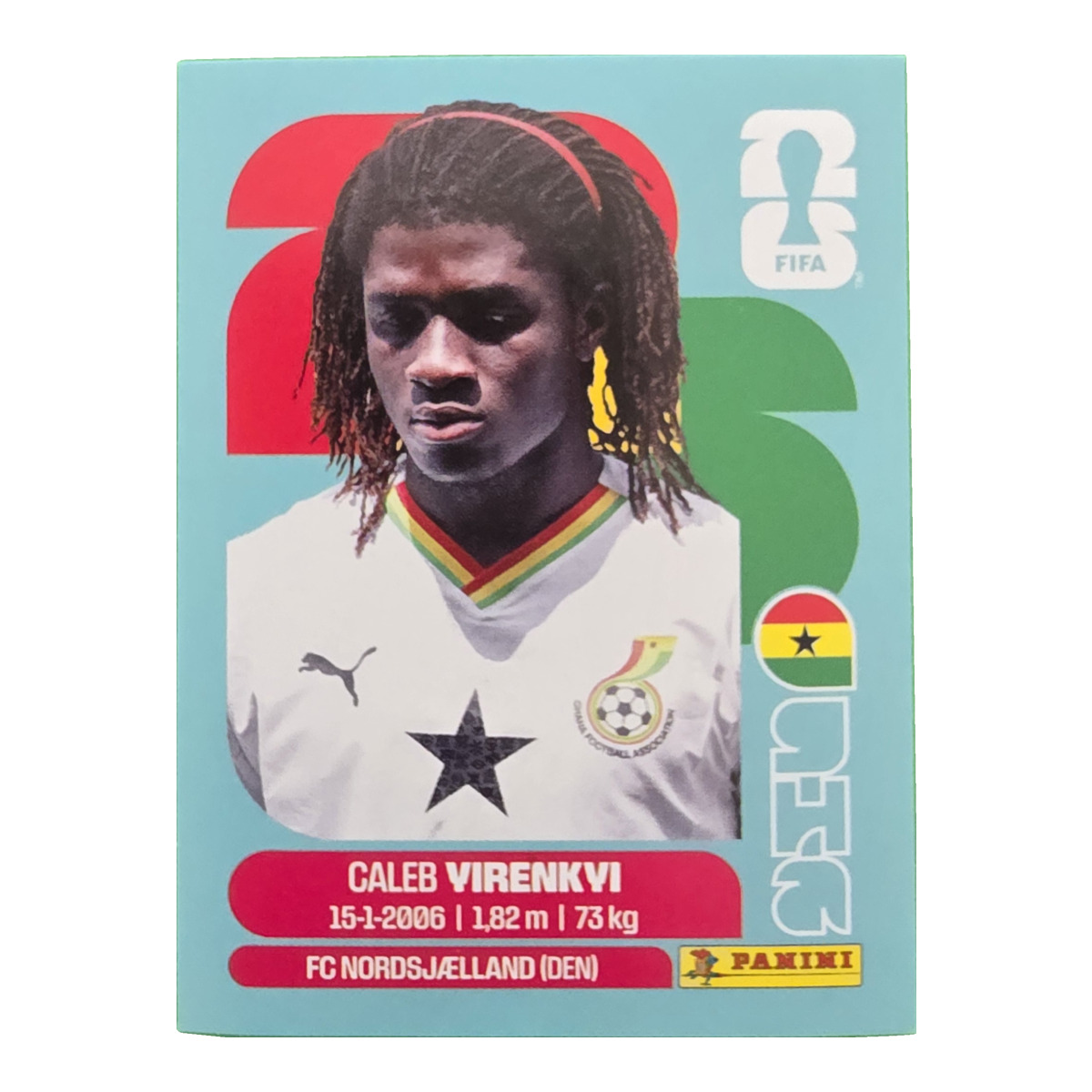 Caleb Yirenkyi - Ghana, FIFA WM 2026, Nr. GHA8