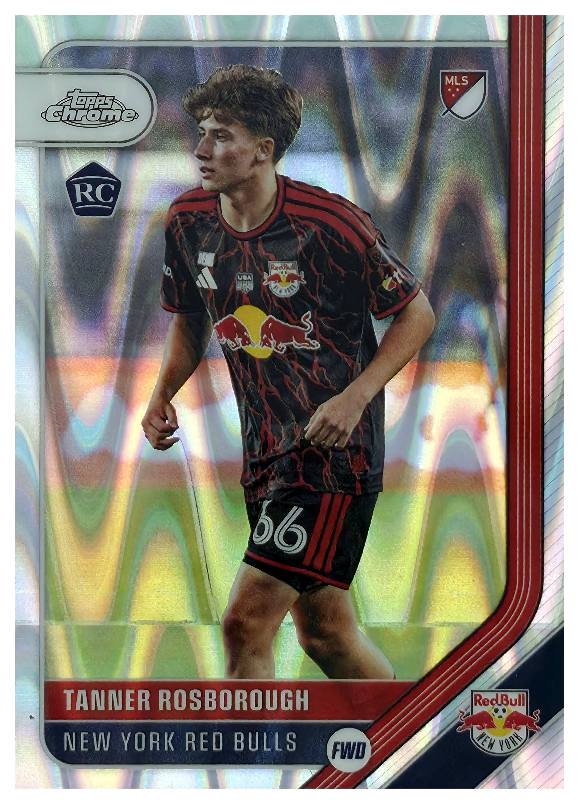 Tanner Rosborough - Topps Chrome MLS Base Set 2026, Nr. 197 – Rookie Card, RayWave Refractor (Art.-Nr. SG110716)