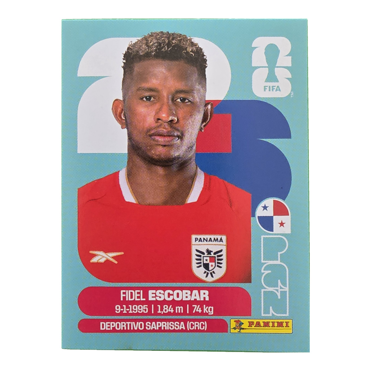 Fidel Escobar - Panama, FIFA WM 2026, Nr. PAN4
