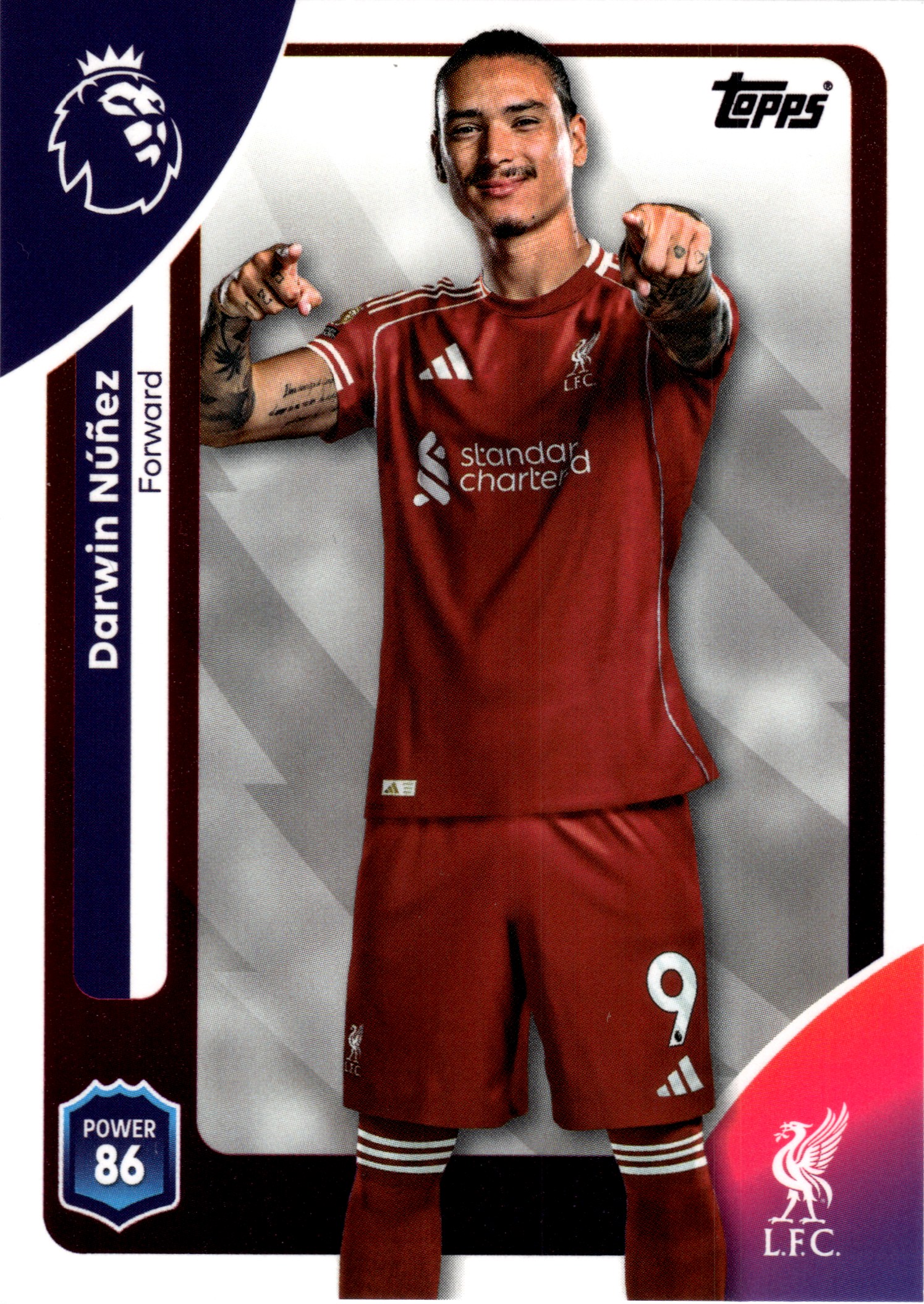 Darwin Núñez - Topps Match Attax Premier League Base Set 2025-26, Nr. 177 (Art.-Nr. SG107879)