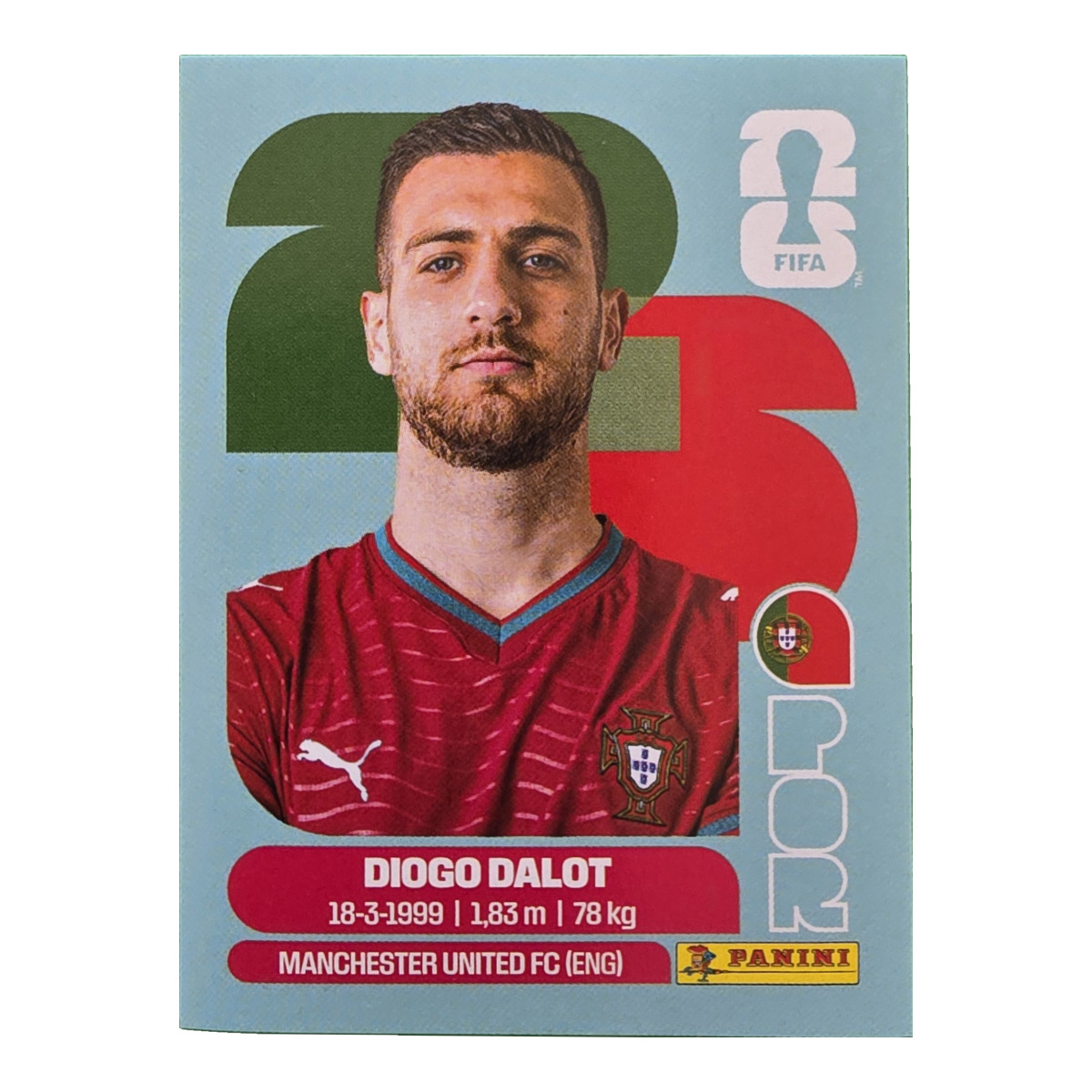 Diogo Dalot - Portugal, FIFA WM 2026, Nr. POR6