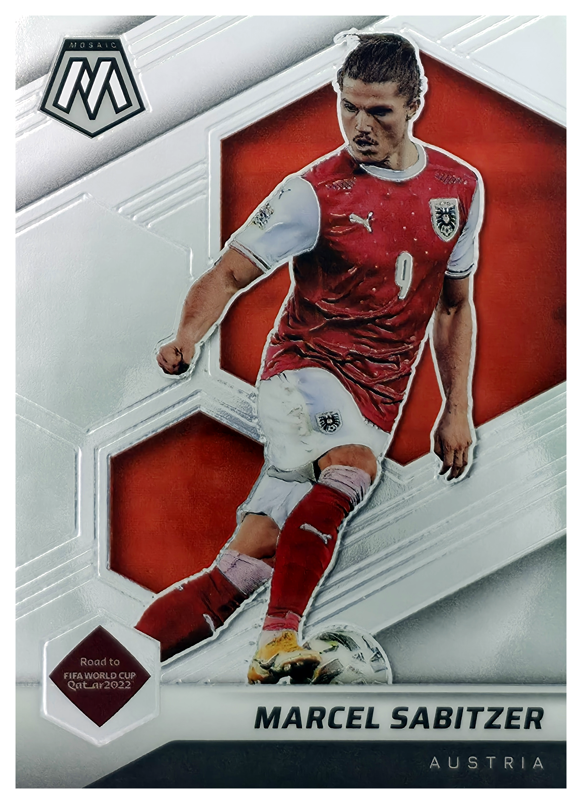 Marcel Sabitzer - Panini Mosaic FIFA Road to World Cup Base Set 2021-22, Nr. 136 (Art.-Nr. SG105942)