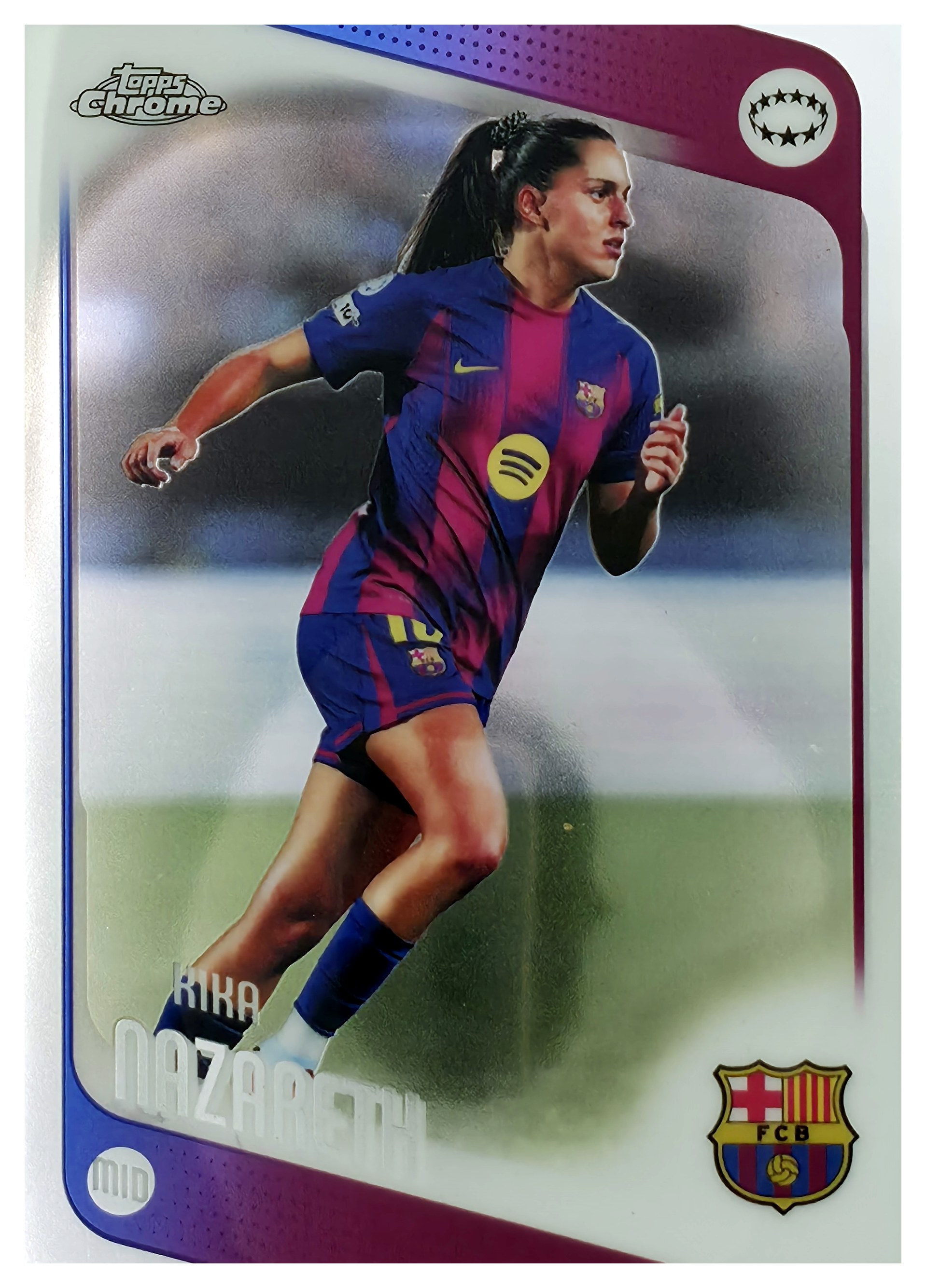 Kika Nazareth - Topps Chrome UEFA Women's Champions League Base Set 2025-26, Nr. 39 (Art.-Nr. SG110893)