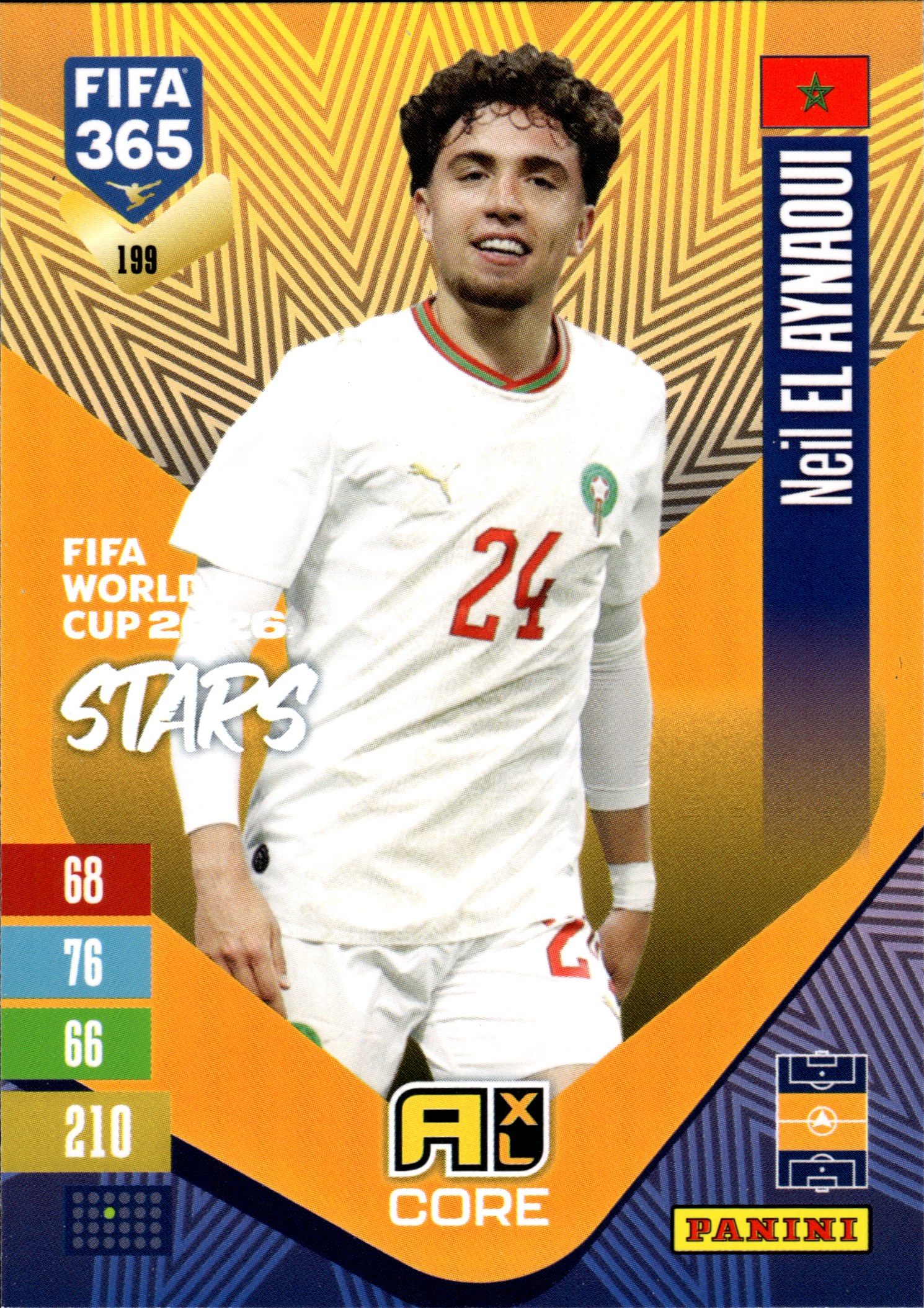 Neil El Aynaoui - Panini Adrenalyn XL FIFA 365 FIFA World Cup 2026 Stars 2026-27, Nr. 199 (Art.-Nr. SG110260)