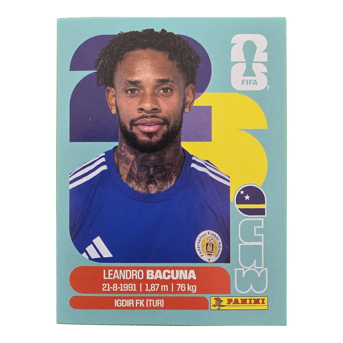 Leandro Bacuna - Curaçao, FIFA WM 2026, Nr. CUW12
