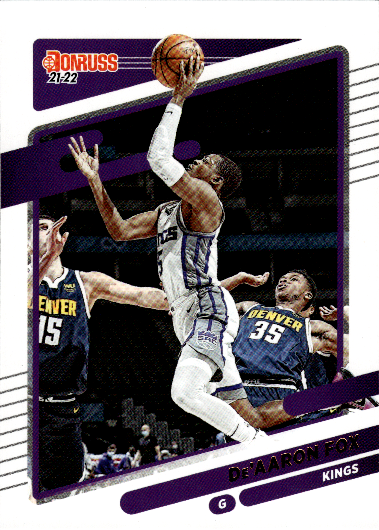 De'Aaron Fox - Panini Donruss Base Set 2021-22, Nr. 126 (Art.-Nr. SG105676)