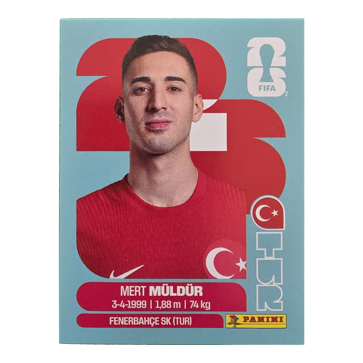 Mert Muldur - Türkei, FIFA WM 2026, Nr. TUR3