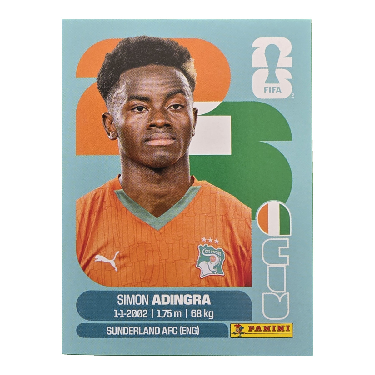 Simon Adingra - Elfenbeinküste, FIFA WM 2026, Nr. CIV17