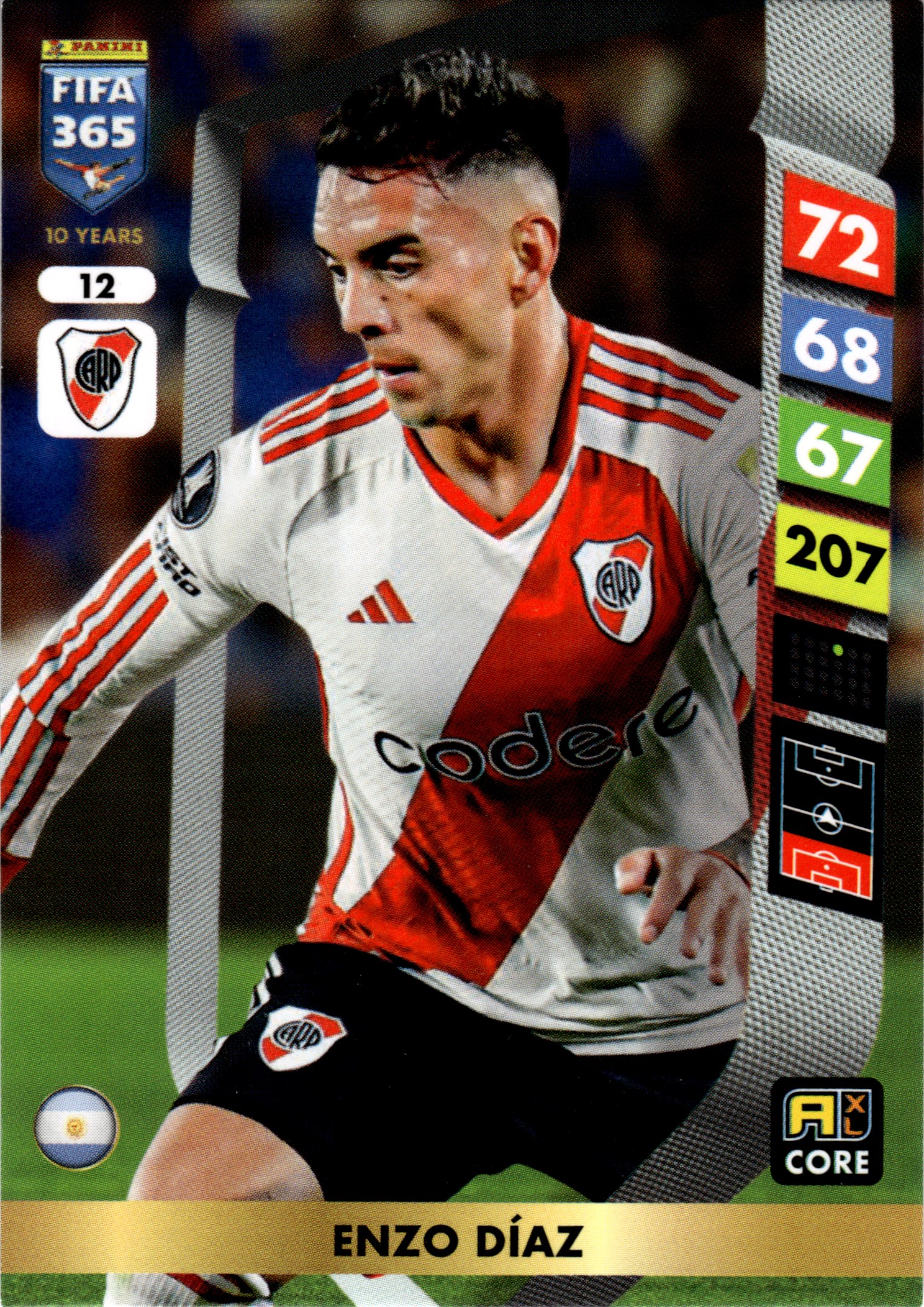 Enzo Díaz - Panini Adrenalyn XL FIFA 365 Base Set 2025, Nr. 12 (Art.-Nr. SG107793)