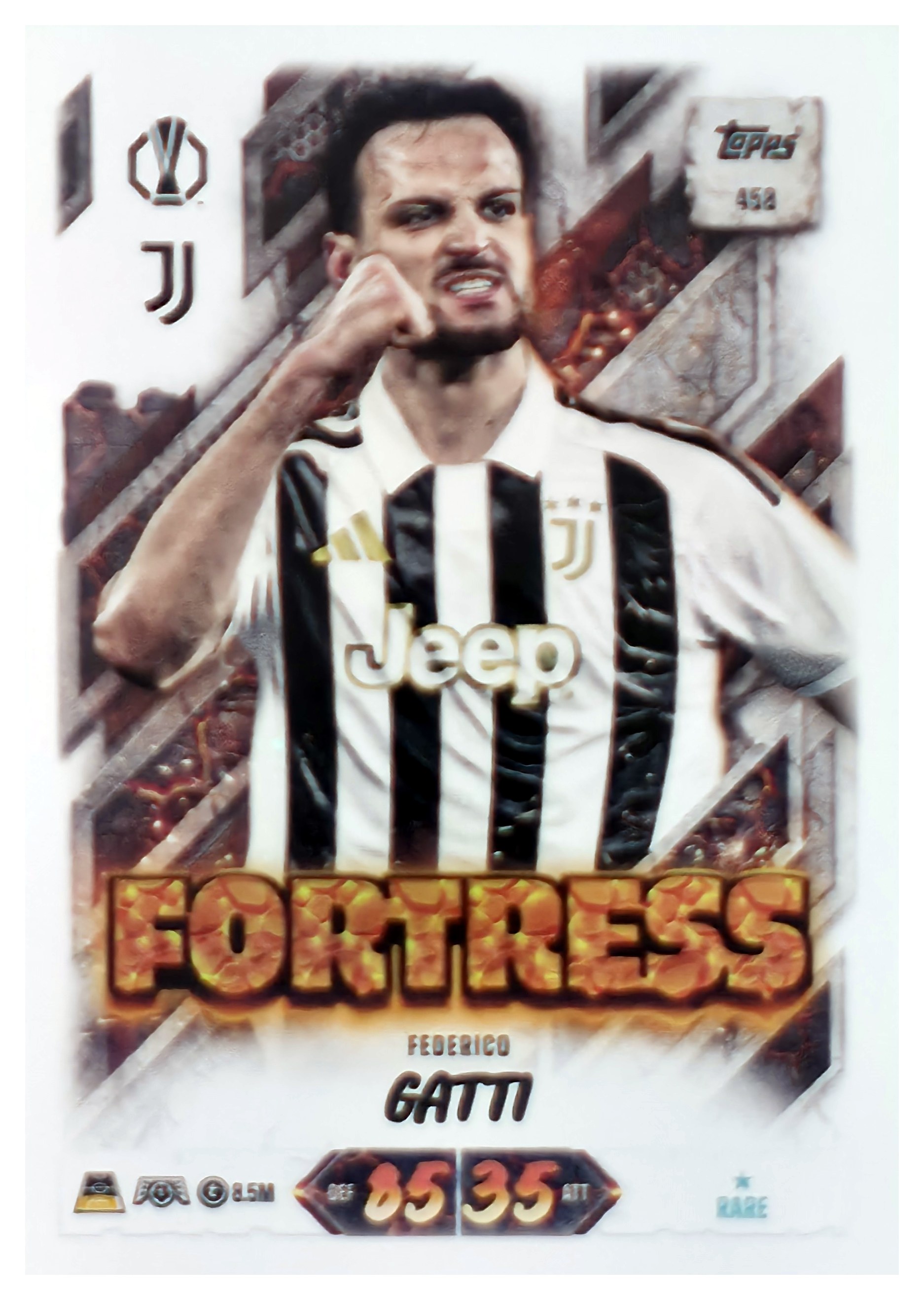 Federico Gatti - Topps Match Attax UEFA Club Competitions Fortress 2026-27, Nr. 458 (Art.-Nr. SG107592)