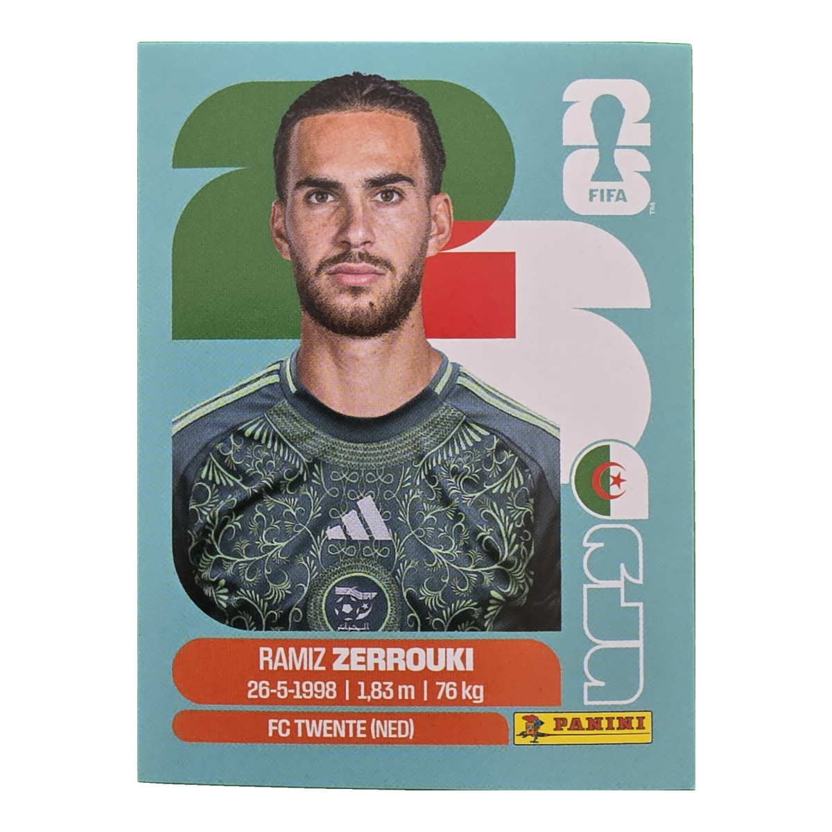 Ramiz Zerrouki - Algerien, FIFA WM 2026, Nr. ALG11