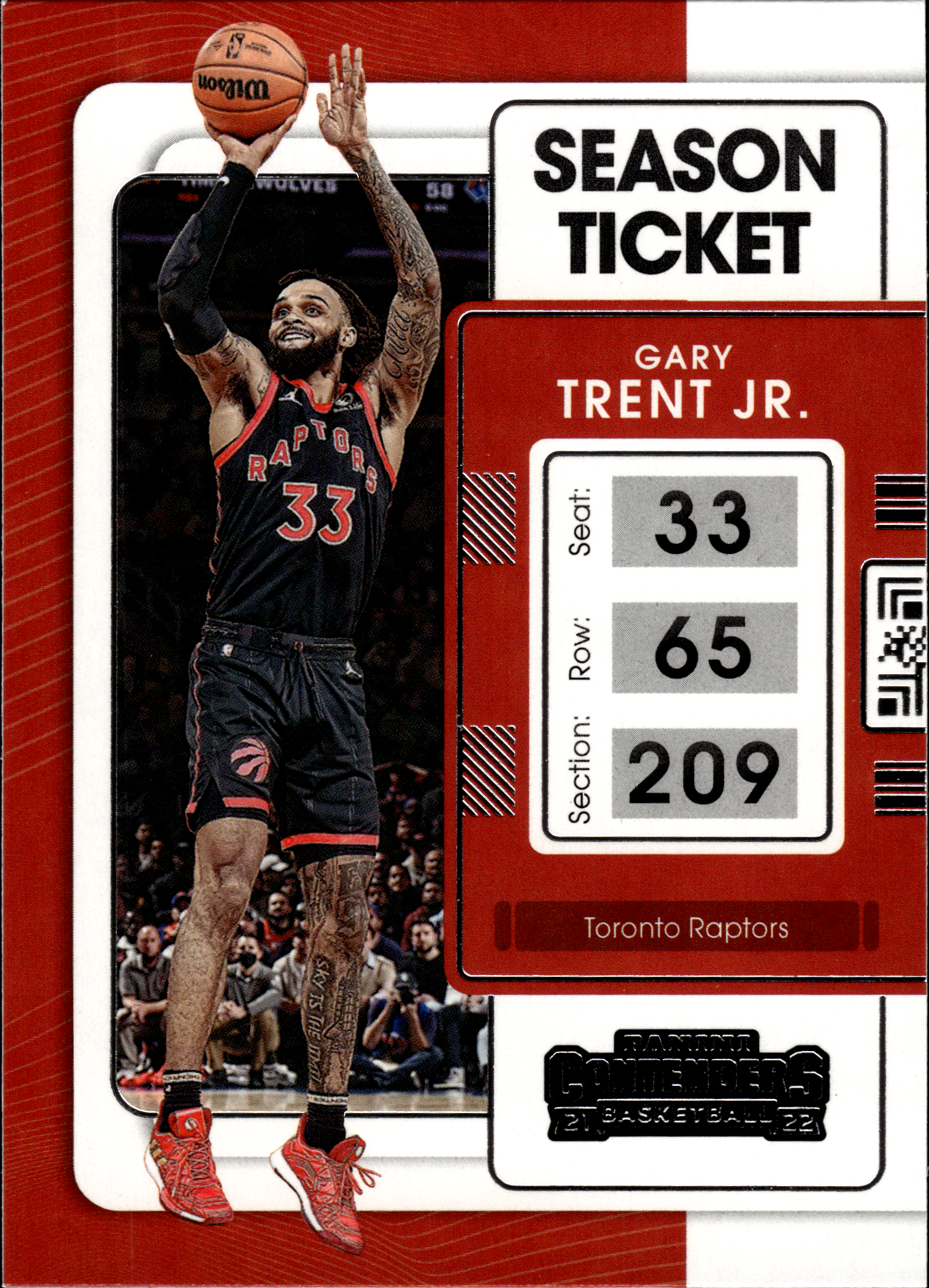 Gary Trent Jr. - Panini Contenders Season Ticket 2021-22, Nr. 21 (Art.-Nr. SG103604)