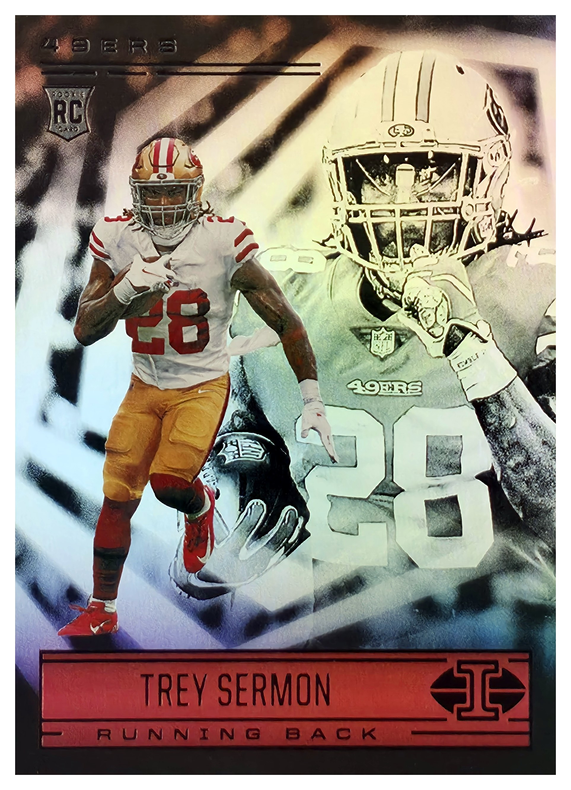 Trey Sermon - Panini Illusions Base Set 2021, Nr. 82 – Rookie Card
