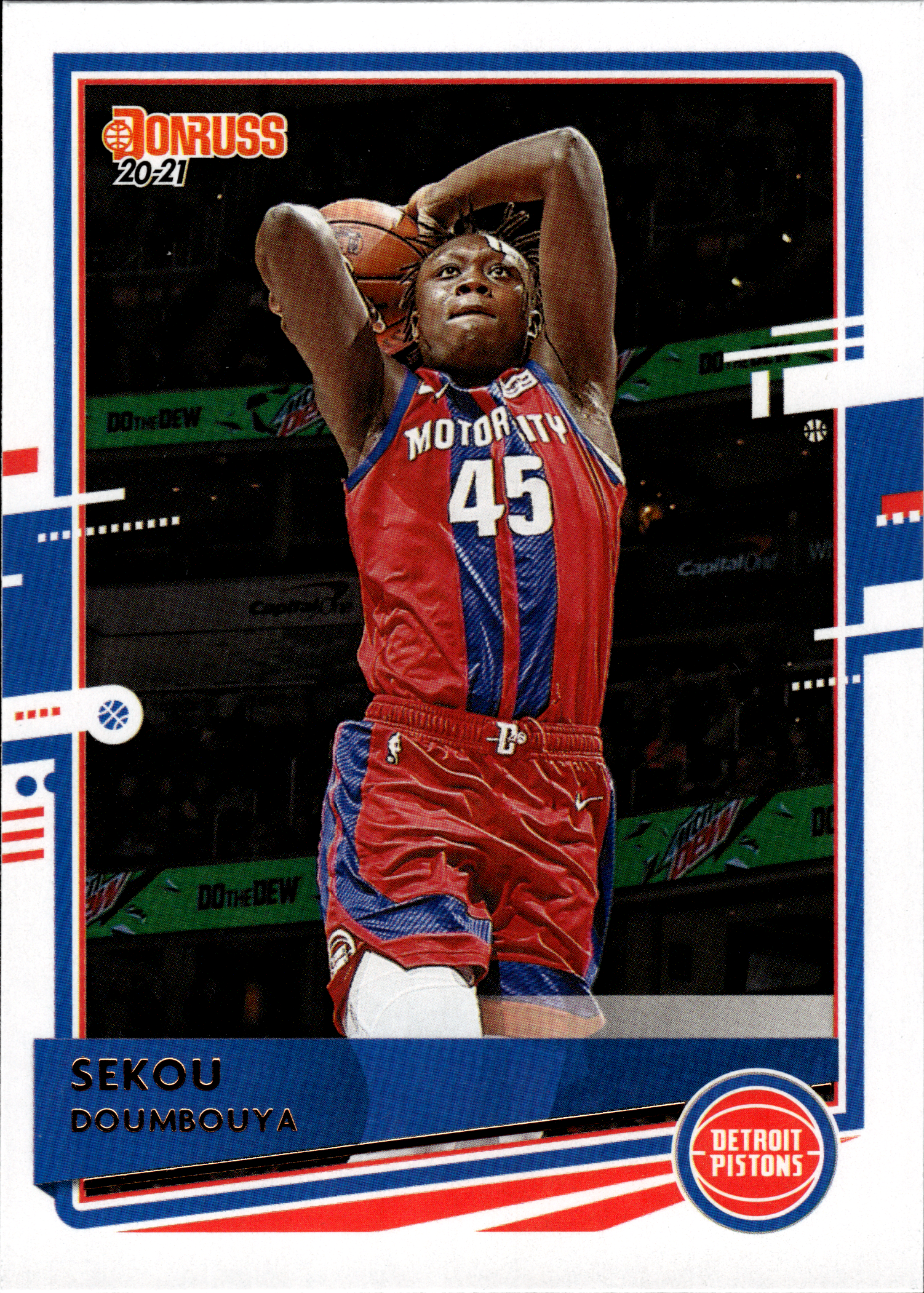 Sekou Doumbouya - Panini Donruss Base Set 2020-21, Nr. 39 (Art.-Nr. SG103197)