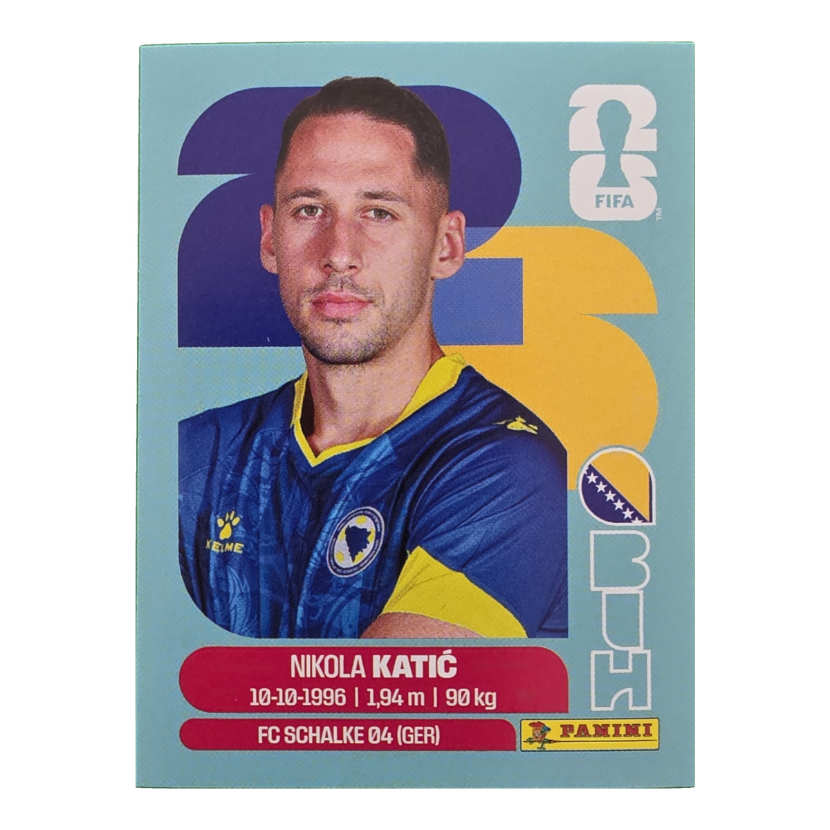 Nikola Katic - Bosnien und Herzegowina, FIFA WM 2026, Nr. BIH7