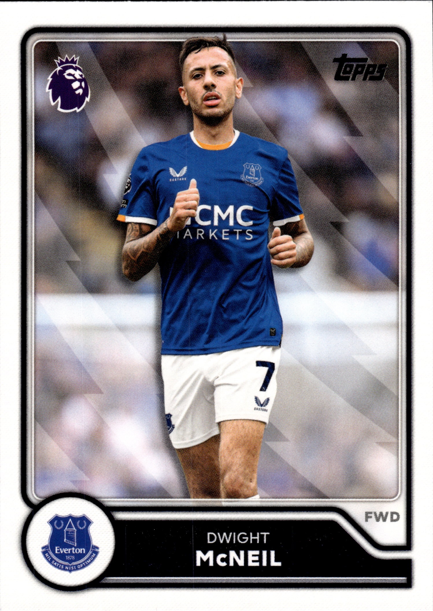Dwight McNeil - Topps Flagship Premier League Base Set 2026-27, Nr. 129 (Art.-Nr. SG105528)