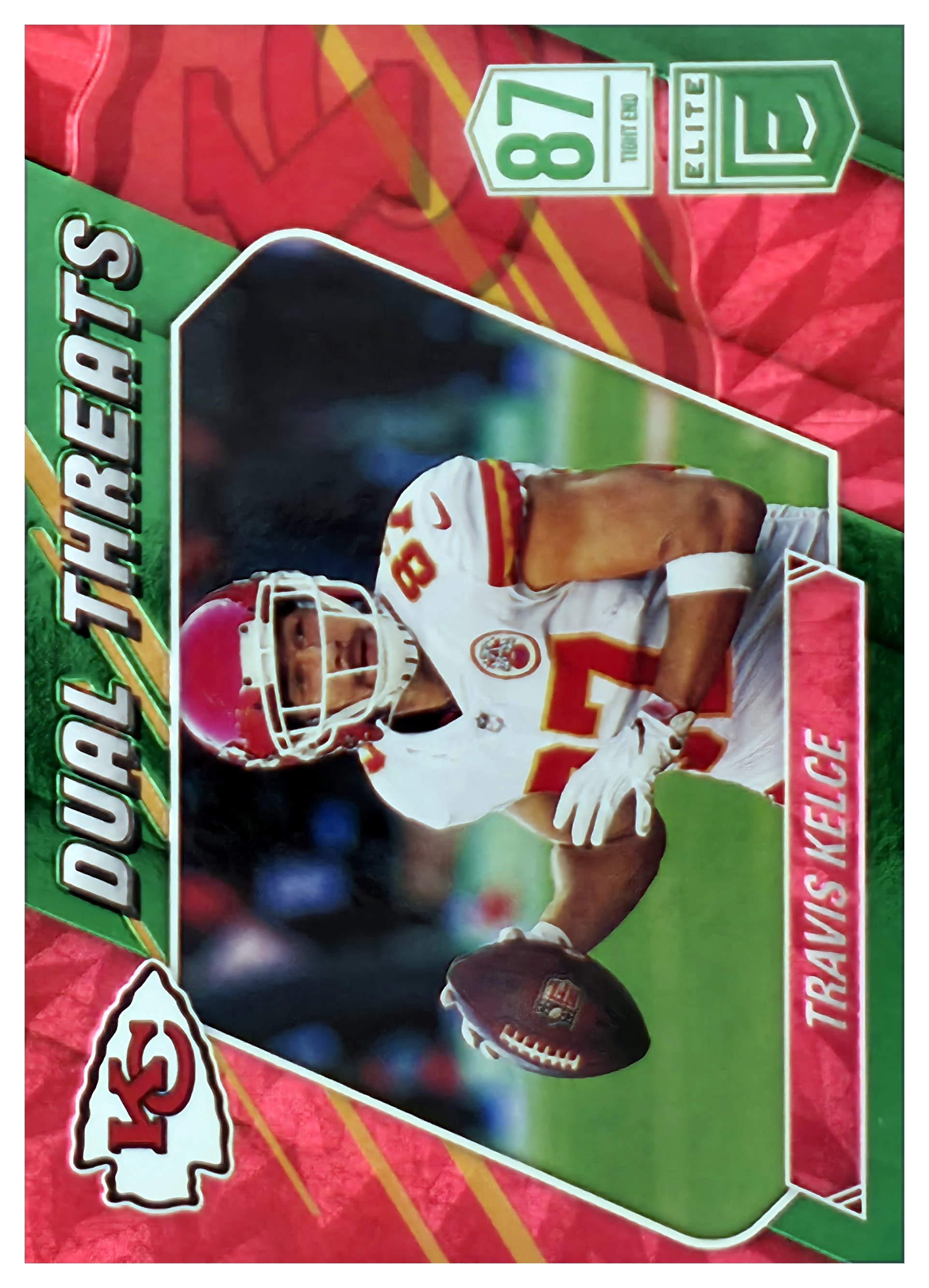Travis Kelce - Panini Donruss Elite Dual Threats 2021, Nr. DT6 (Art.-Nr. SG108689)