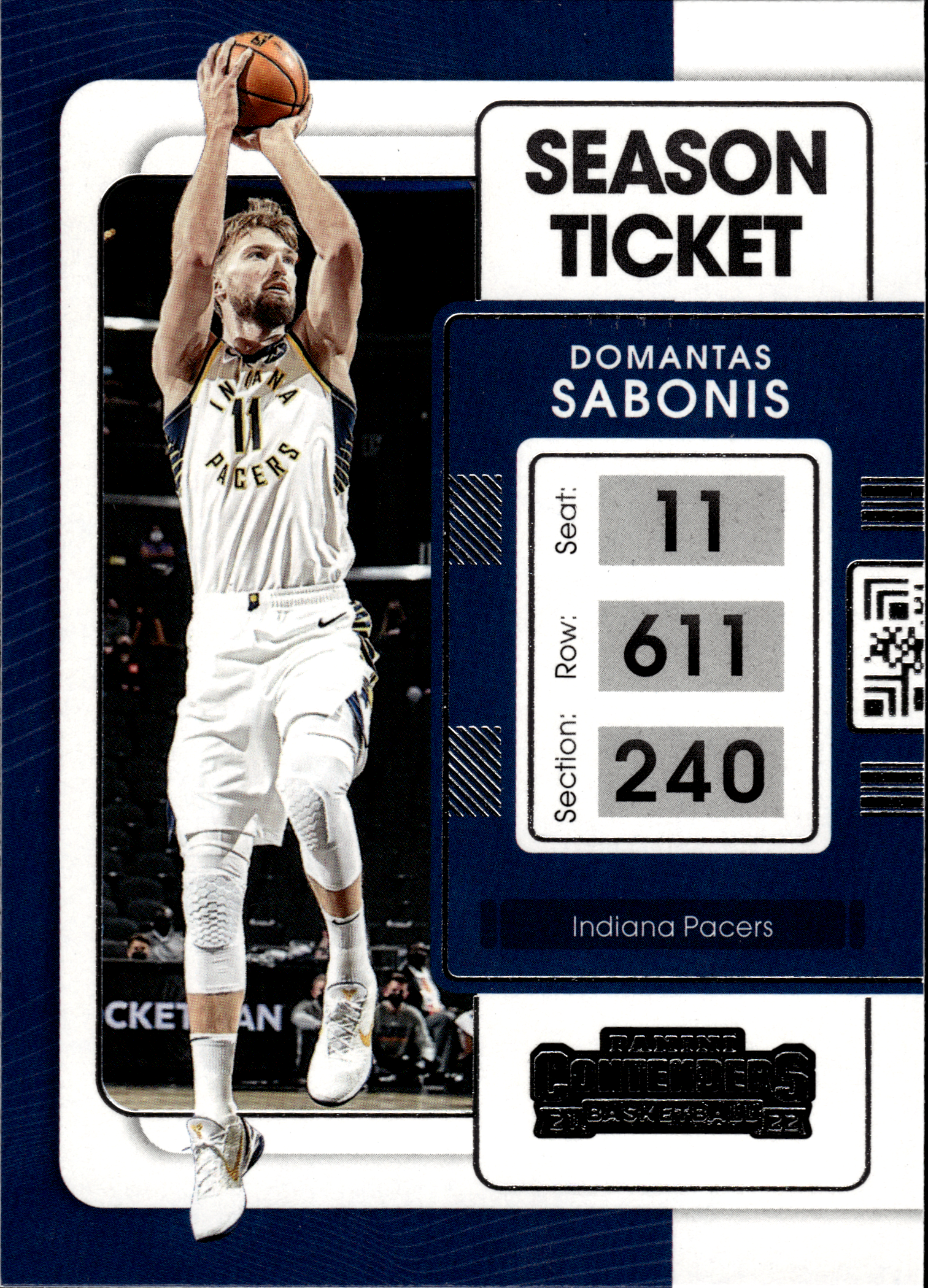 Domantas Sabonis - Panini Contenders Season Ticket 2021-22, Nr. 2 (Art.-Nr. SG103565)