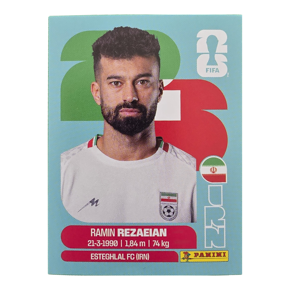 Ramin Rezaeian - Iran, FIFA WM 2026, Nr. IRN7