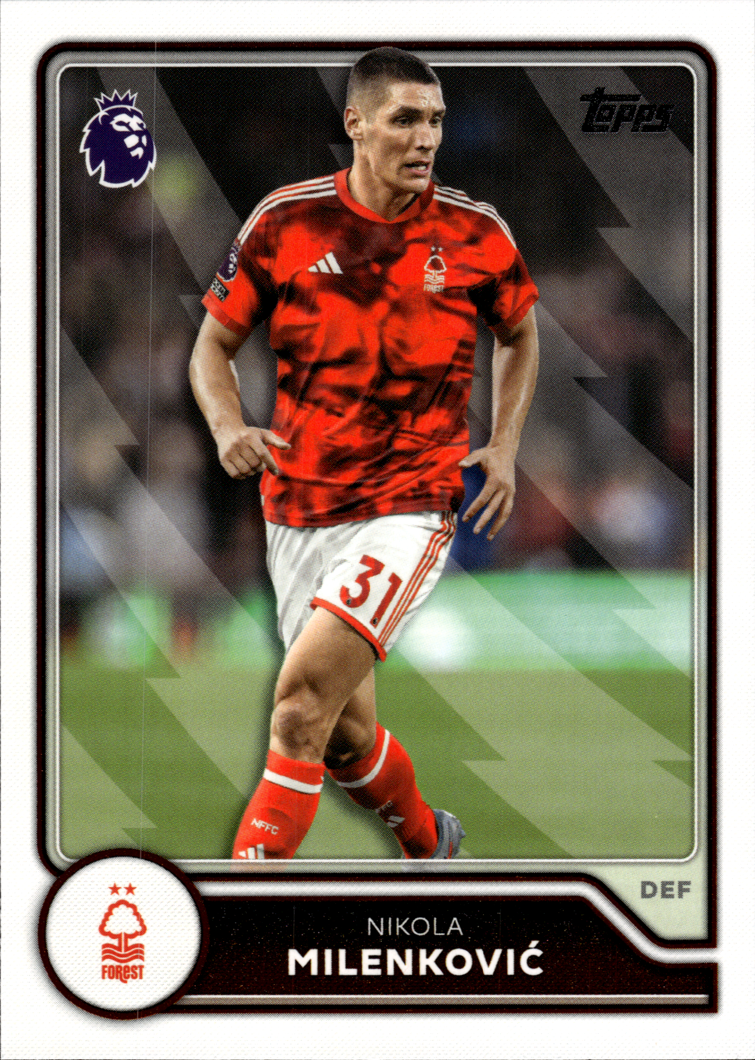 Nikola Milenković - Topps Flagship Premier League Base Set 2026-27, Nr. 217 (Art.-Nr. SG105509)