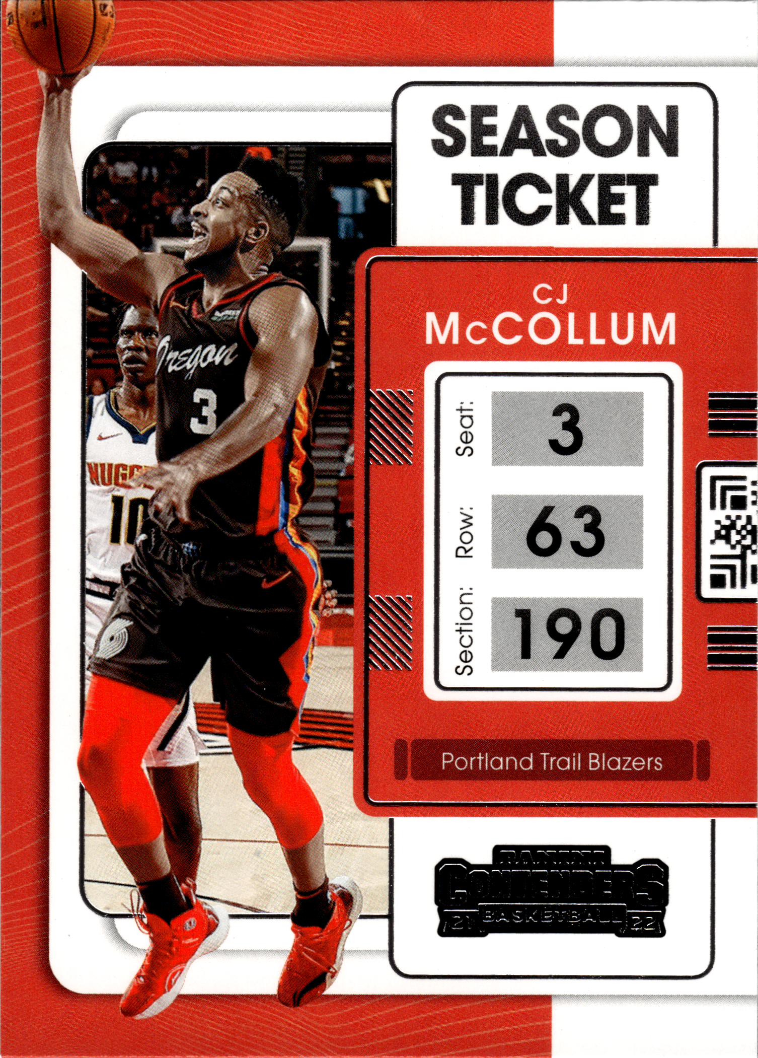 CJ McCollum - Panini Contenders Season Ticket 2021-22, Nr. 39 (Art.-Nr. SG103701)