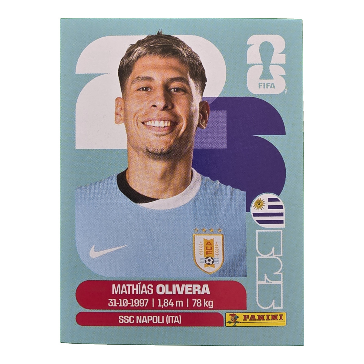 Mathias Olivera - Uruguay, FIFA WM 2026, Nr. URU7