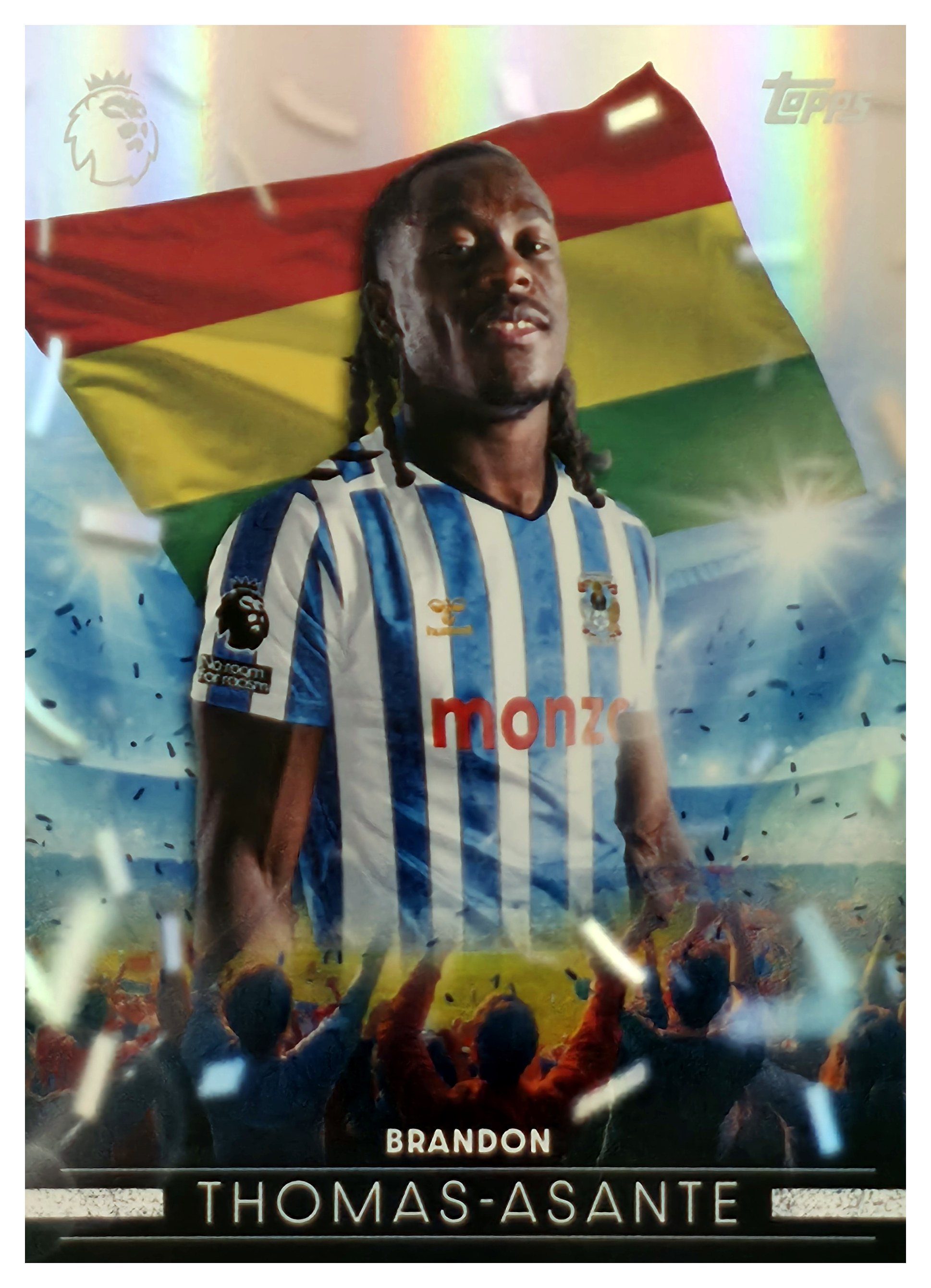 Brandon Thomas-Asante - Topps Flagship Premier League Flying the Flag 2026-27, Nr. FF 25 – Insert (Art.-Nr. SG110994)
