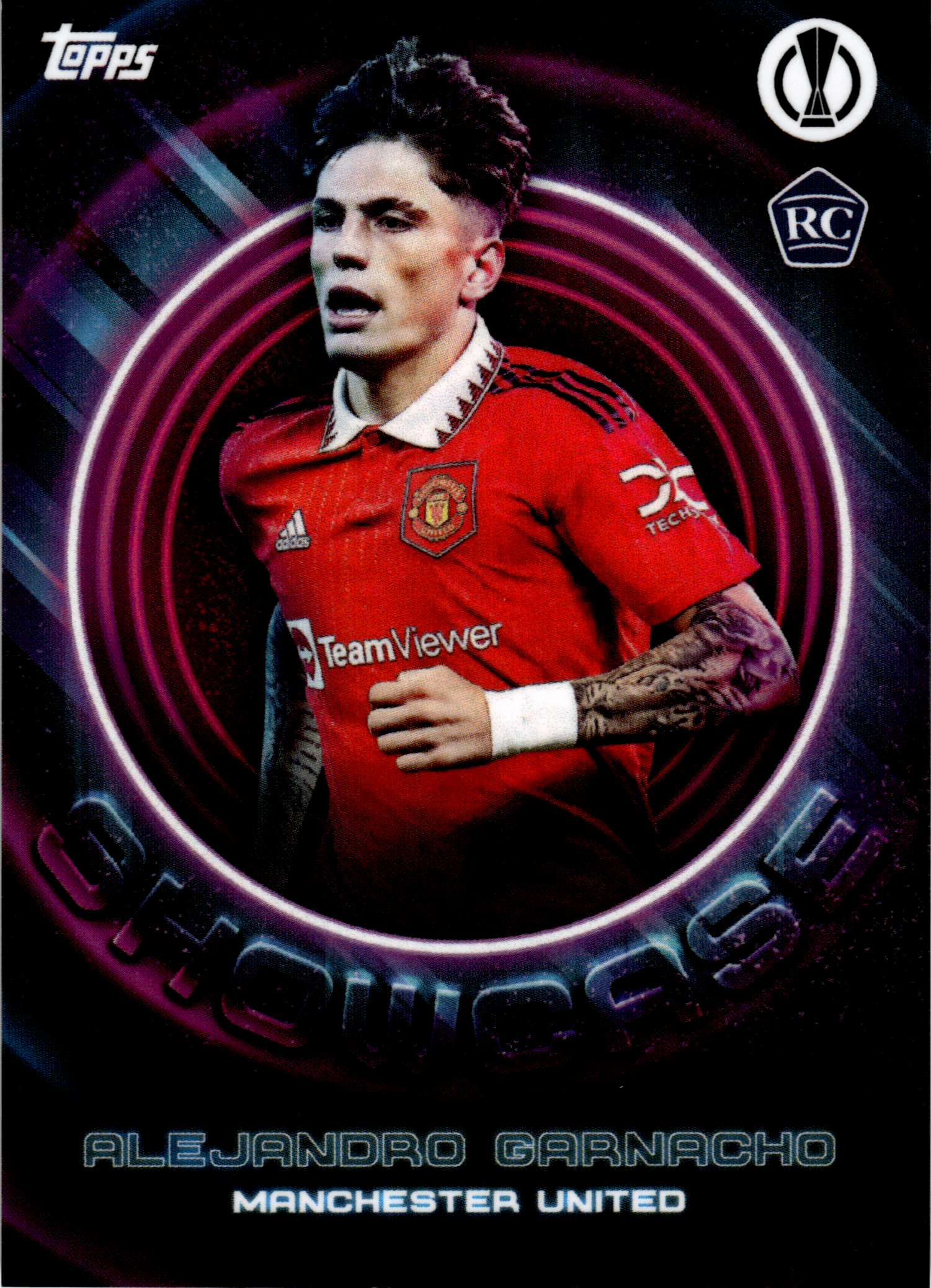Alejandro Garnacho - Topps UEFA Club Competitions Showcase 2023-24 (Art.-Nr. SG102924)