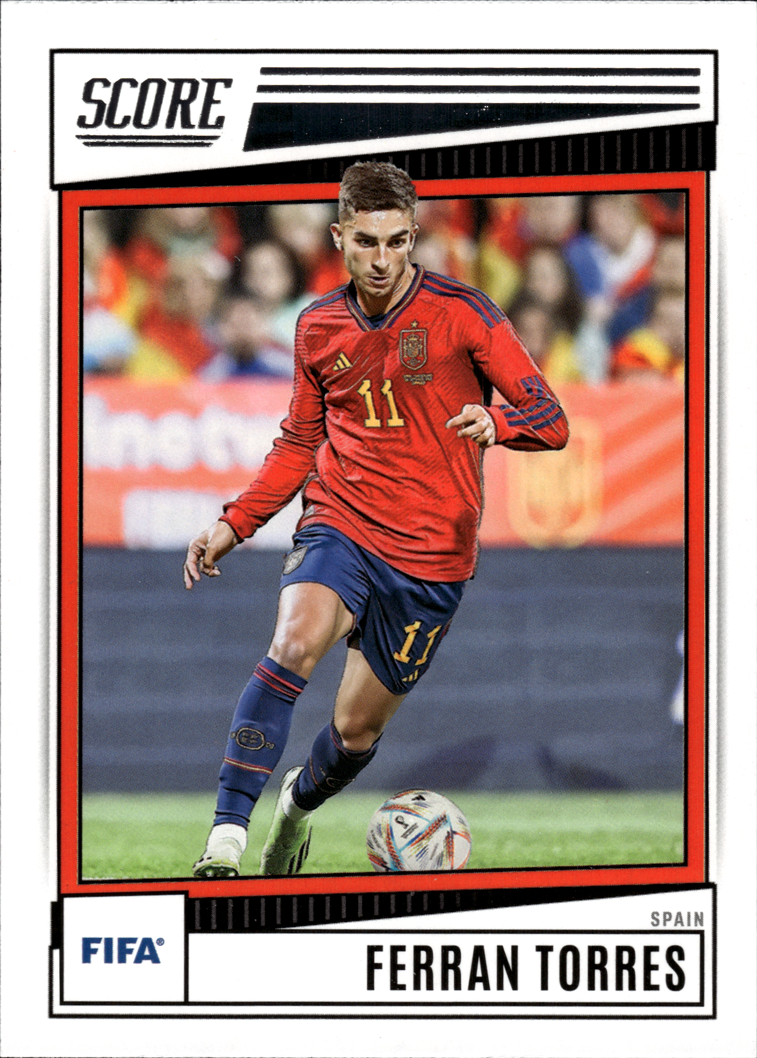 Ferran Torres - Panini Score FIFA Base Set 2022-23, Nr. 158 (Art.-Nr. SG102578)